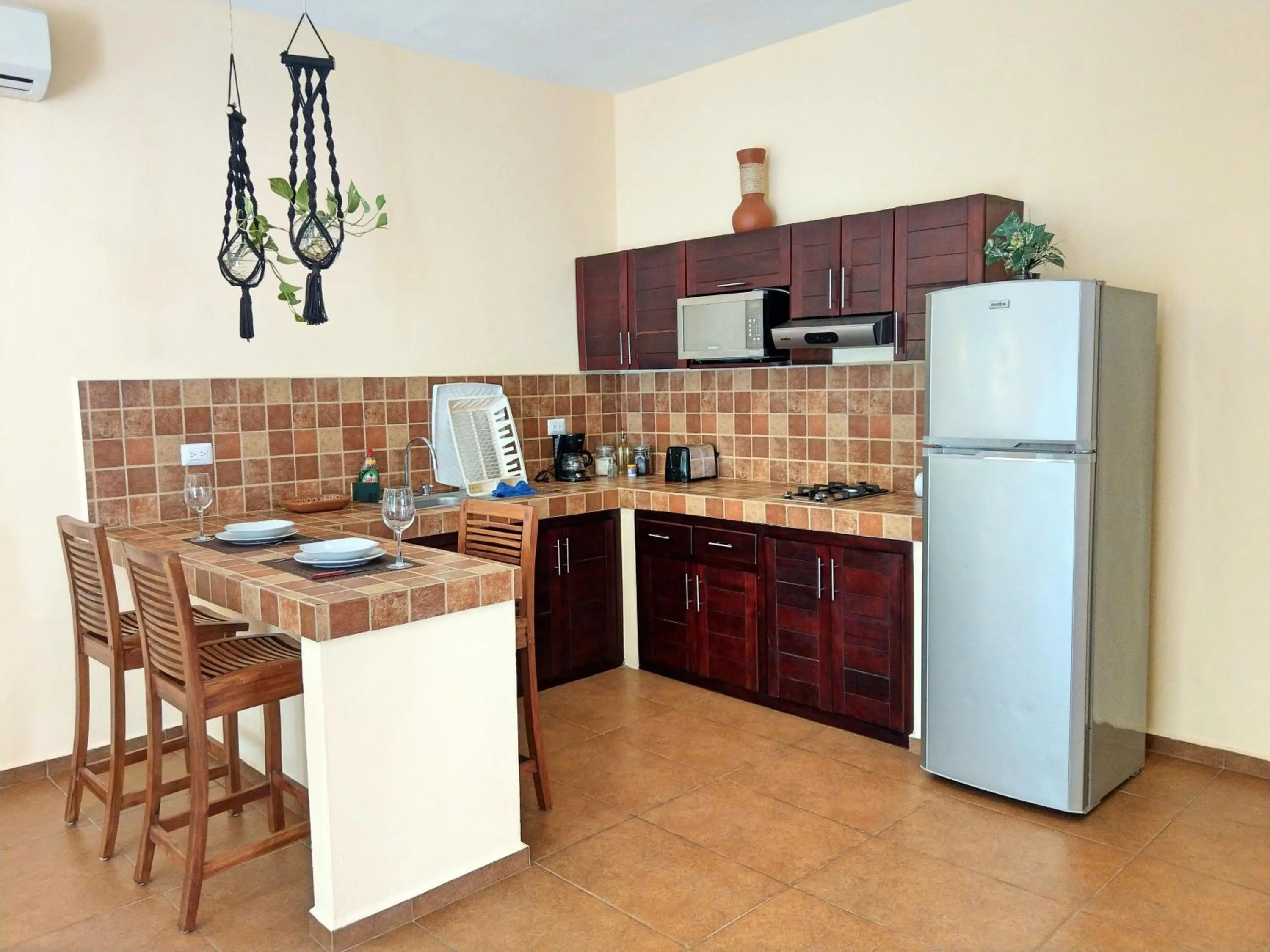 Kitchen or kitchenette in Tulum Nah