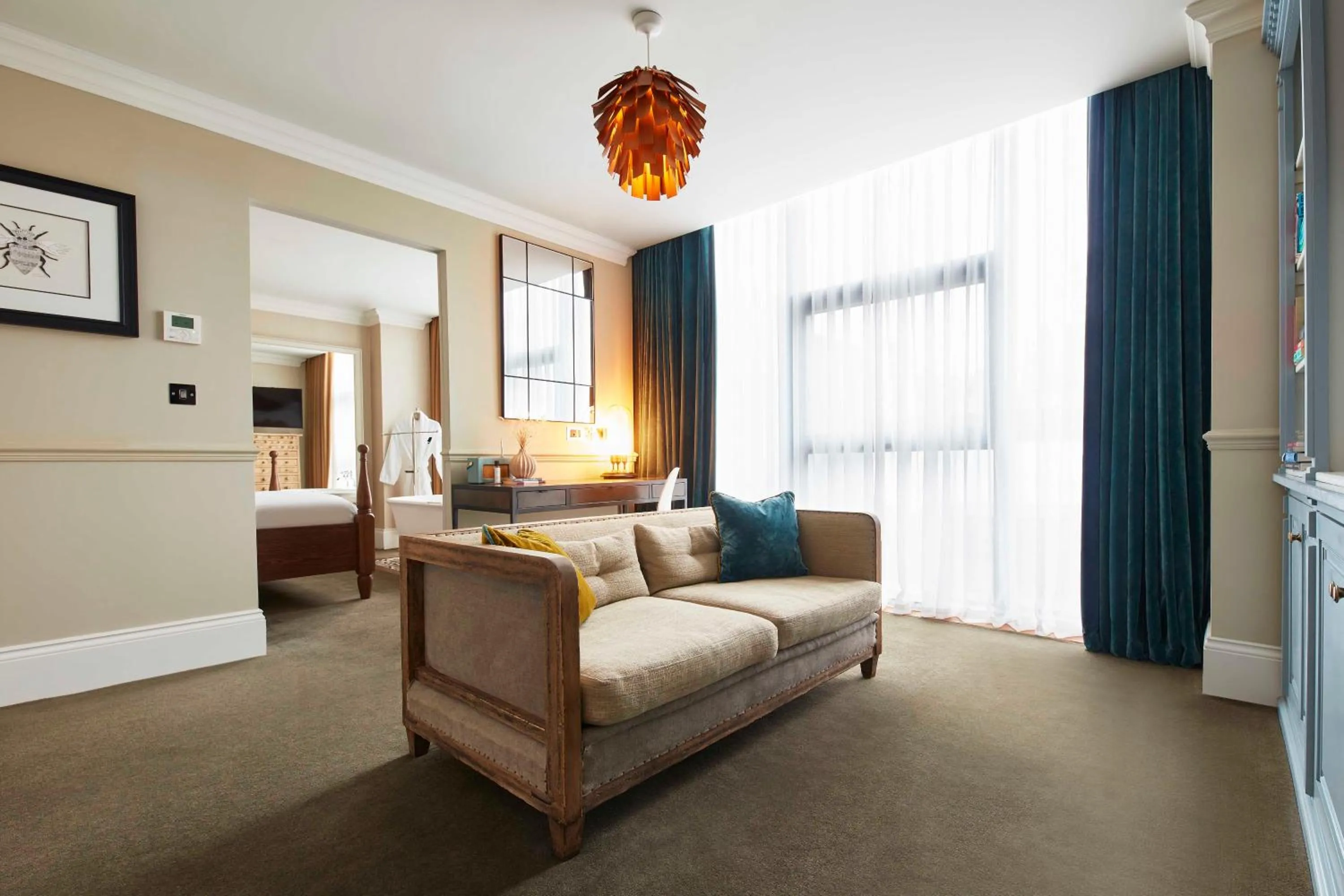 Photo of the whole room, Bed in King Street Townhouse