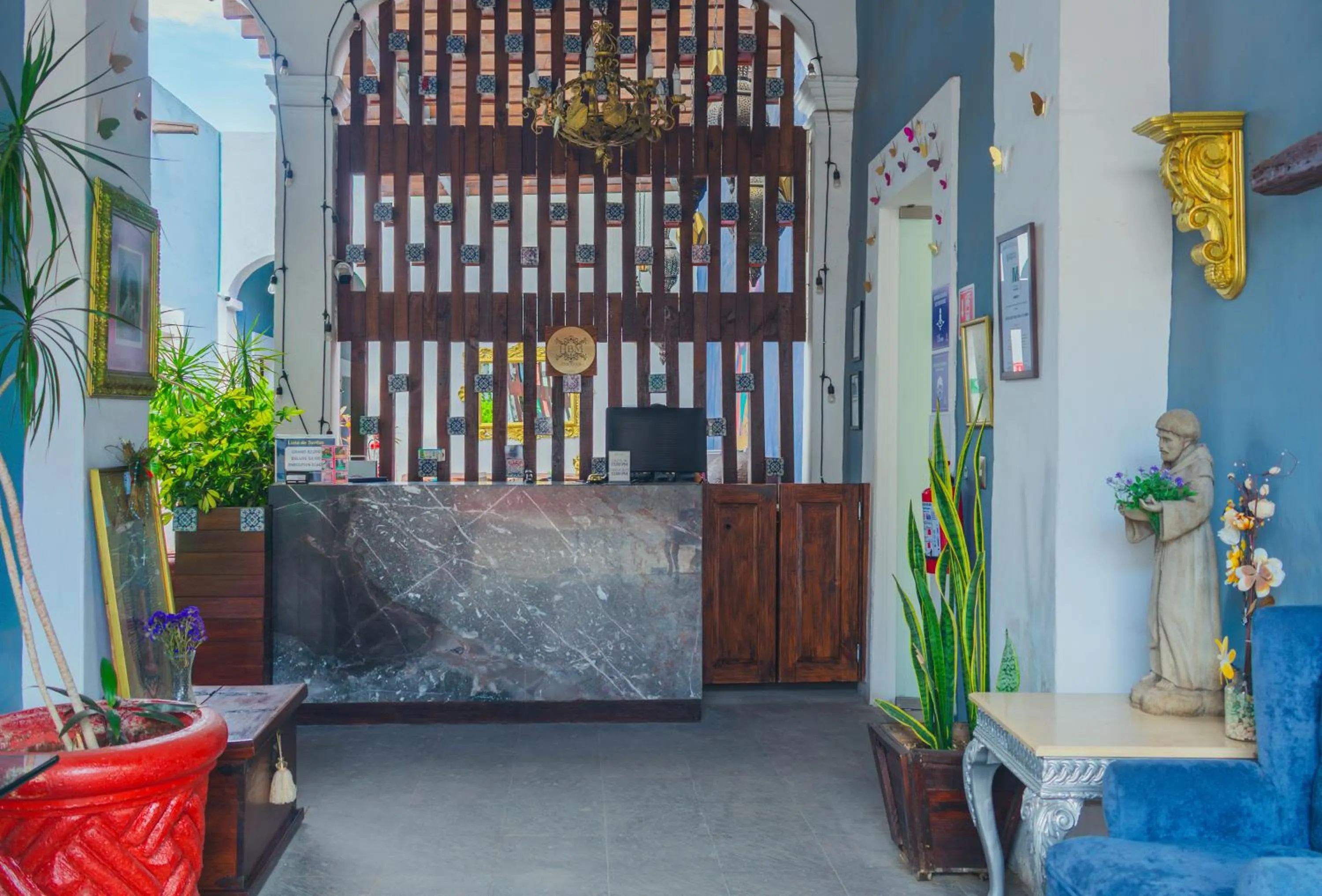 Lobby or reception in Hotel Boutique Casa Altamira