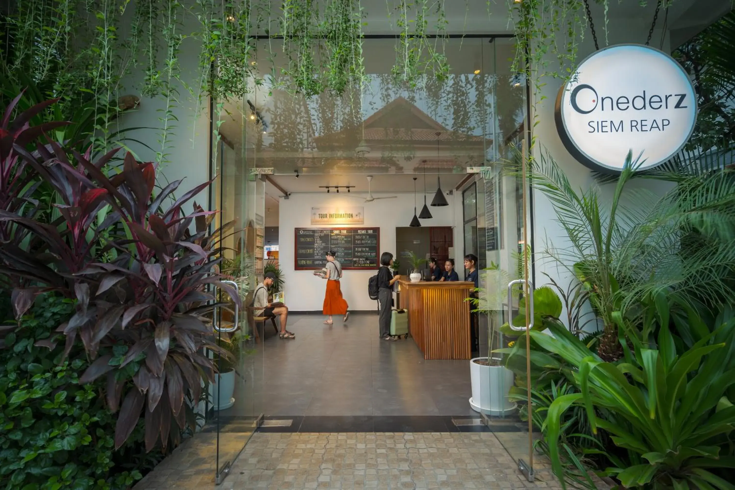 Lobby or reception in Onederz Siem Reap Lobby or reception in Onederz Siem Reap