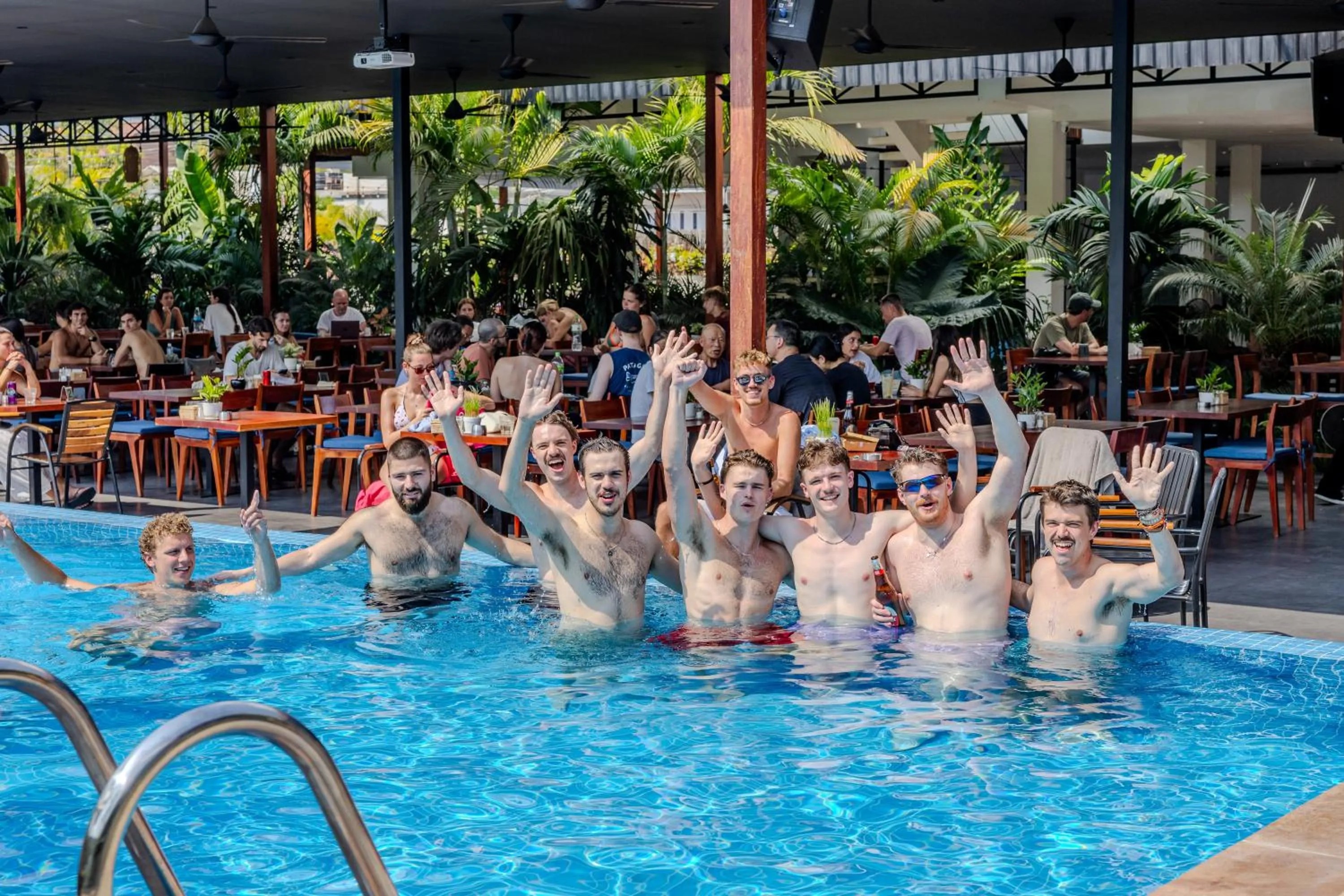 Swimming pool in Onederz Siem Reap