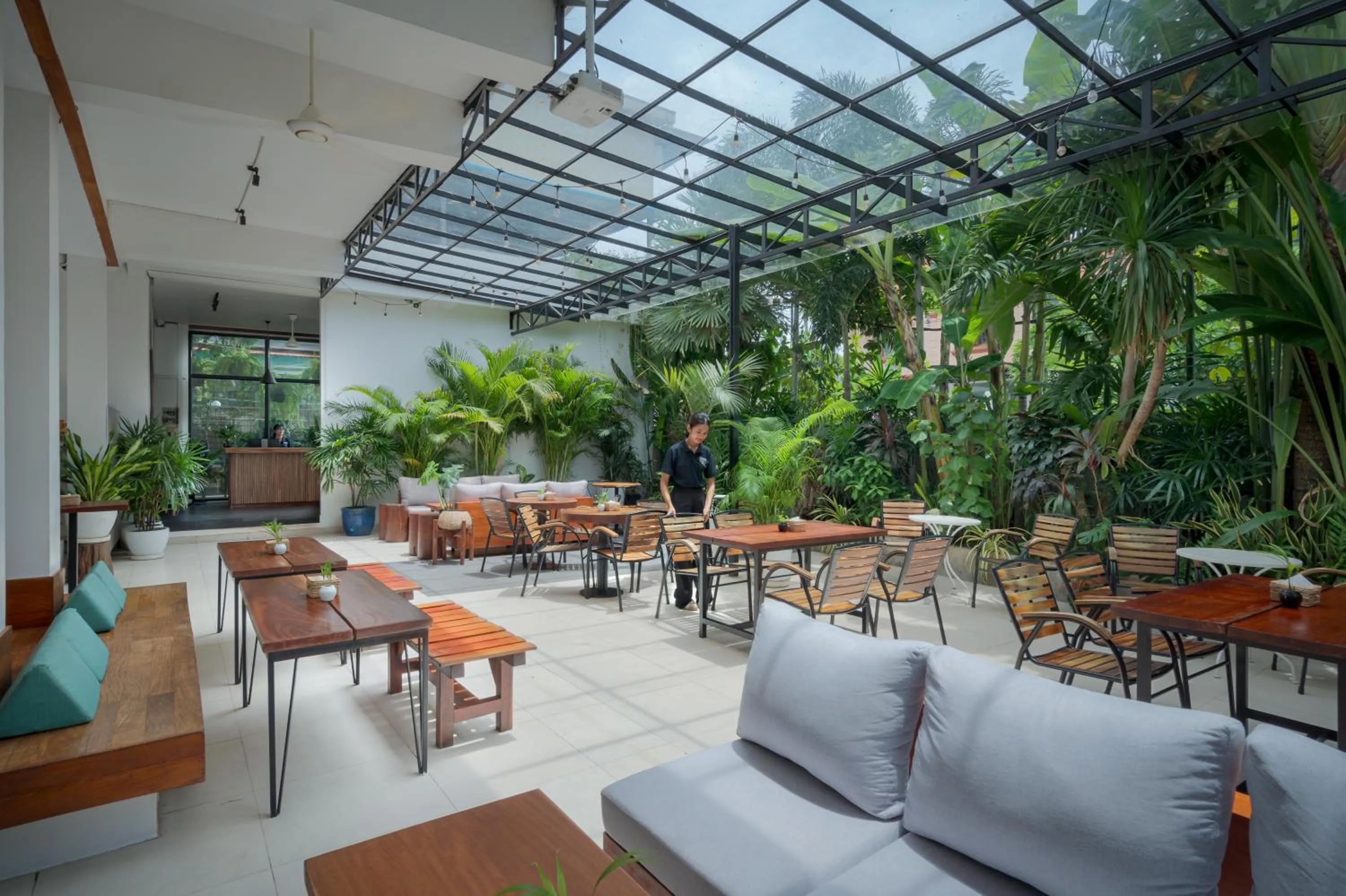 Patio in Onederz Siem Reap