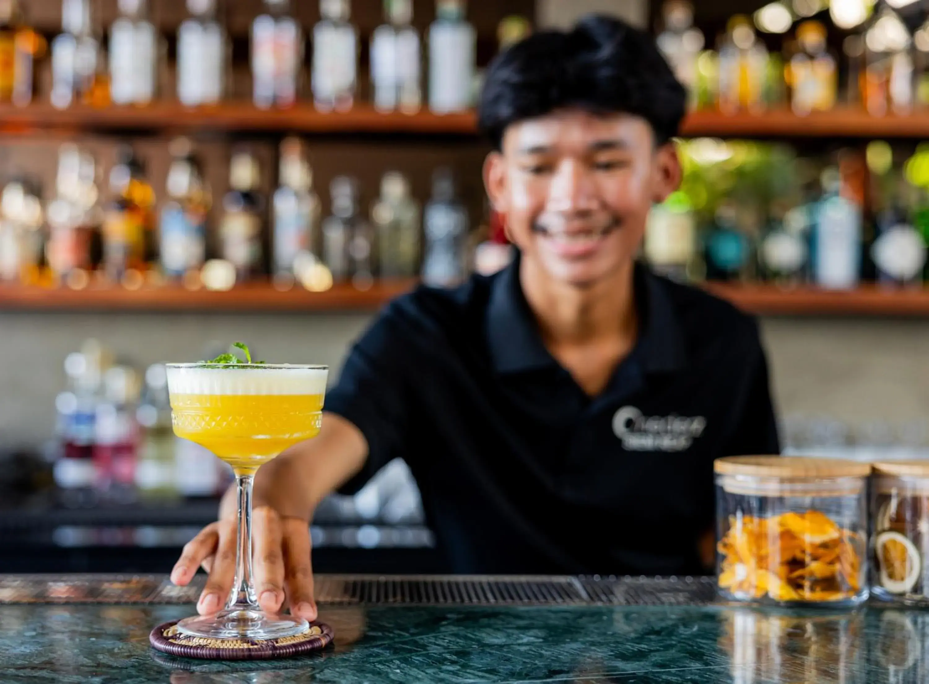 Lounge or bar in Onederz Siem Reap Lounge or bar in Onederz Siem Reap