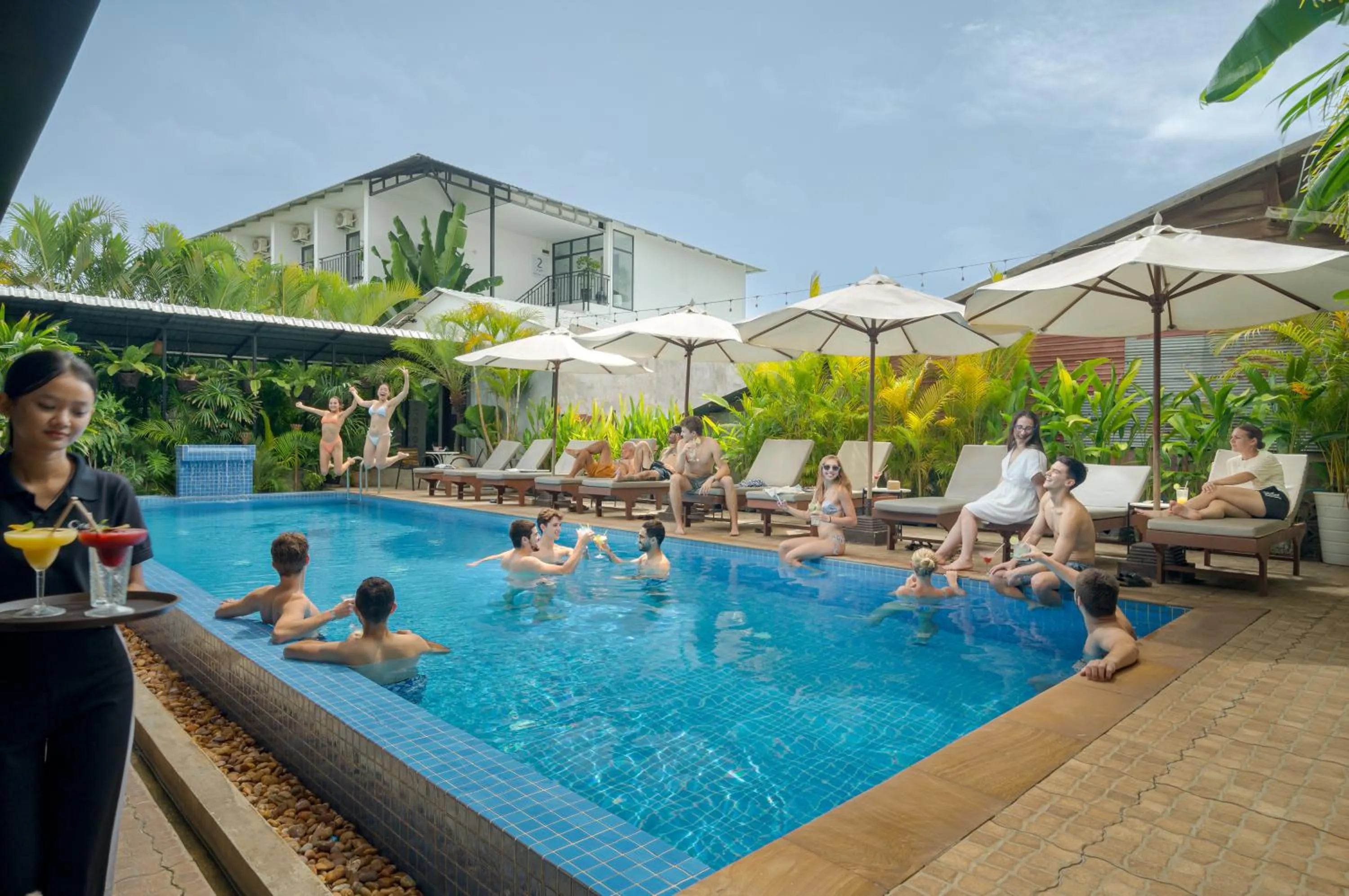 Patio in Onederz Siem Reap