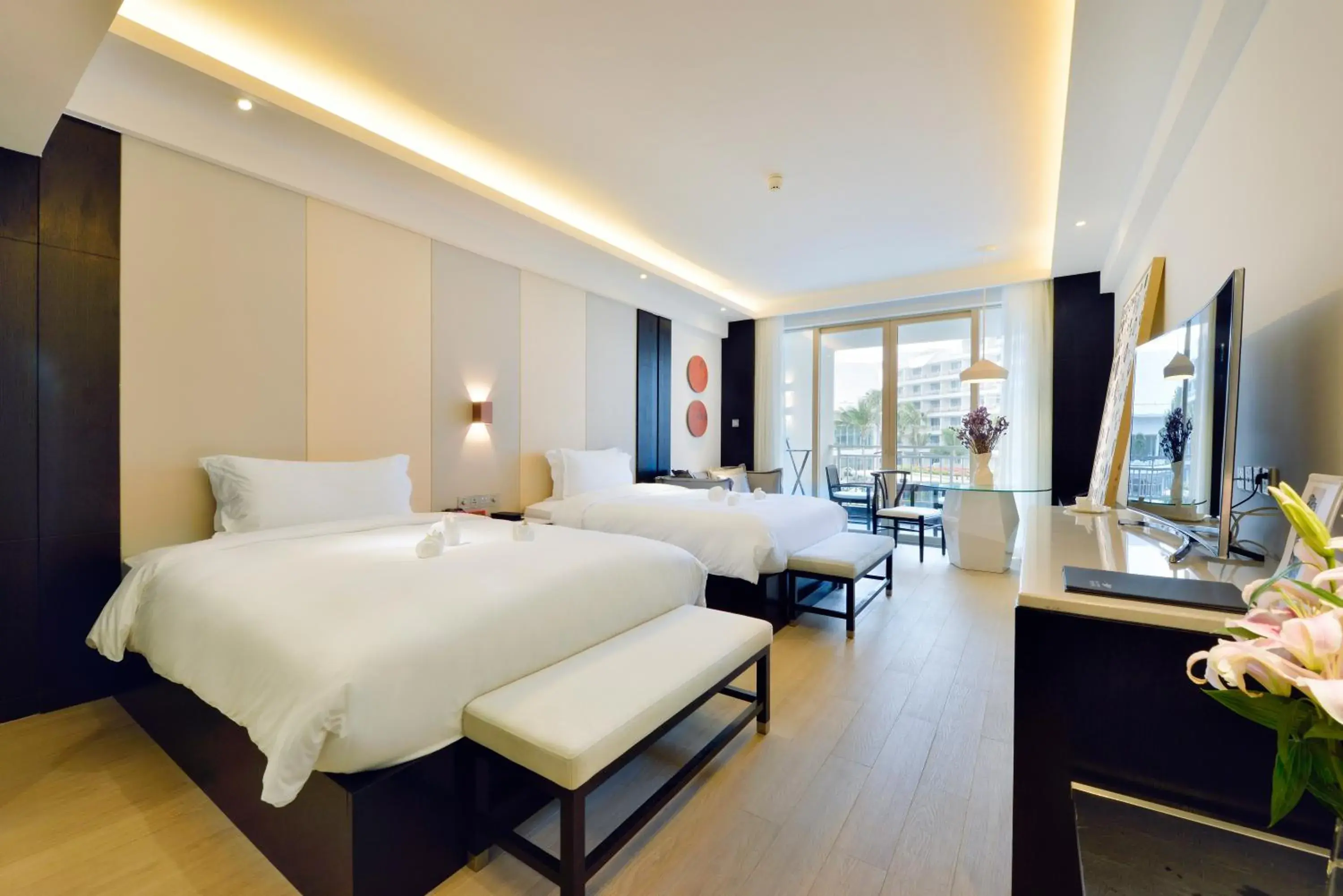 Bed in Palace Resort Yalong Bay Sanya Bed in Palace Resort Yalong Bay Sanya