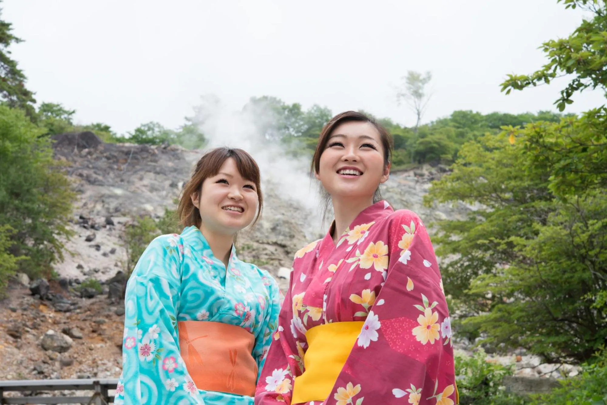 group of guests in Shiobara Onsen Yama no Yado Shimofujiya