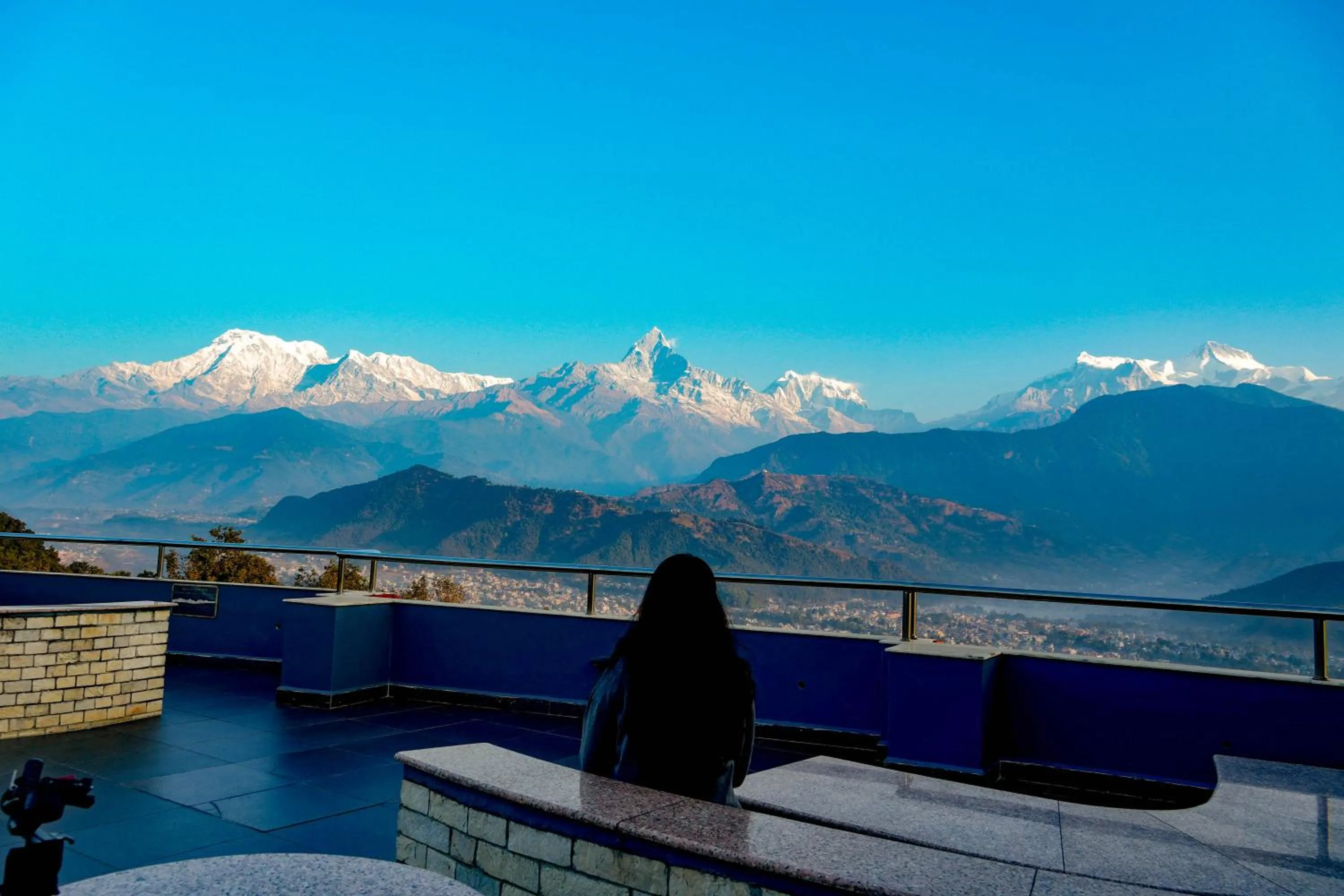 View (from property/room) in Himalayan Front Hotel by KGH Group