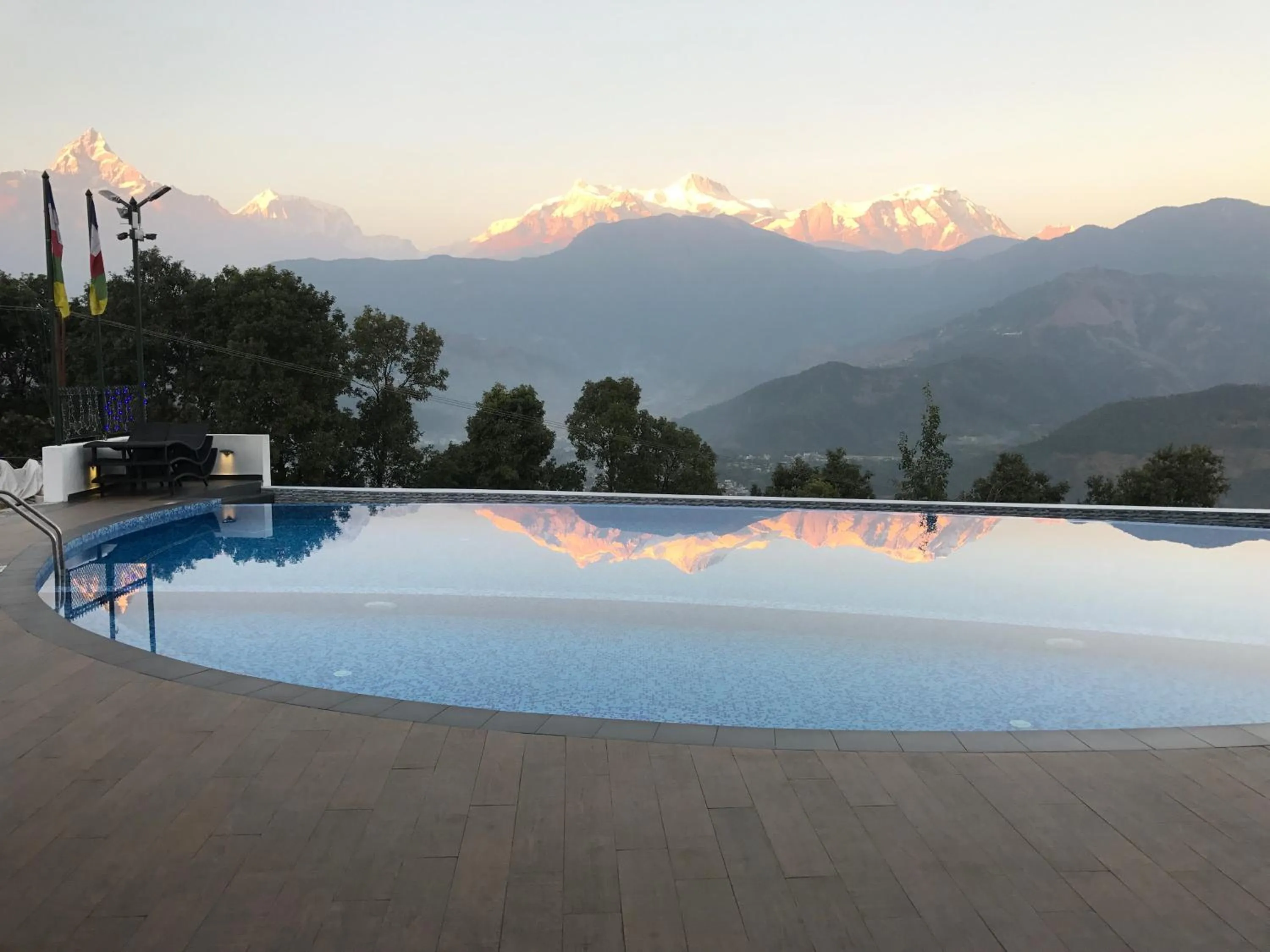 Swimming pool in Himalayan Front Hotel by KGH Group