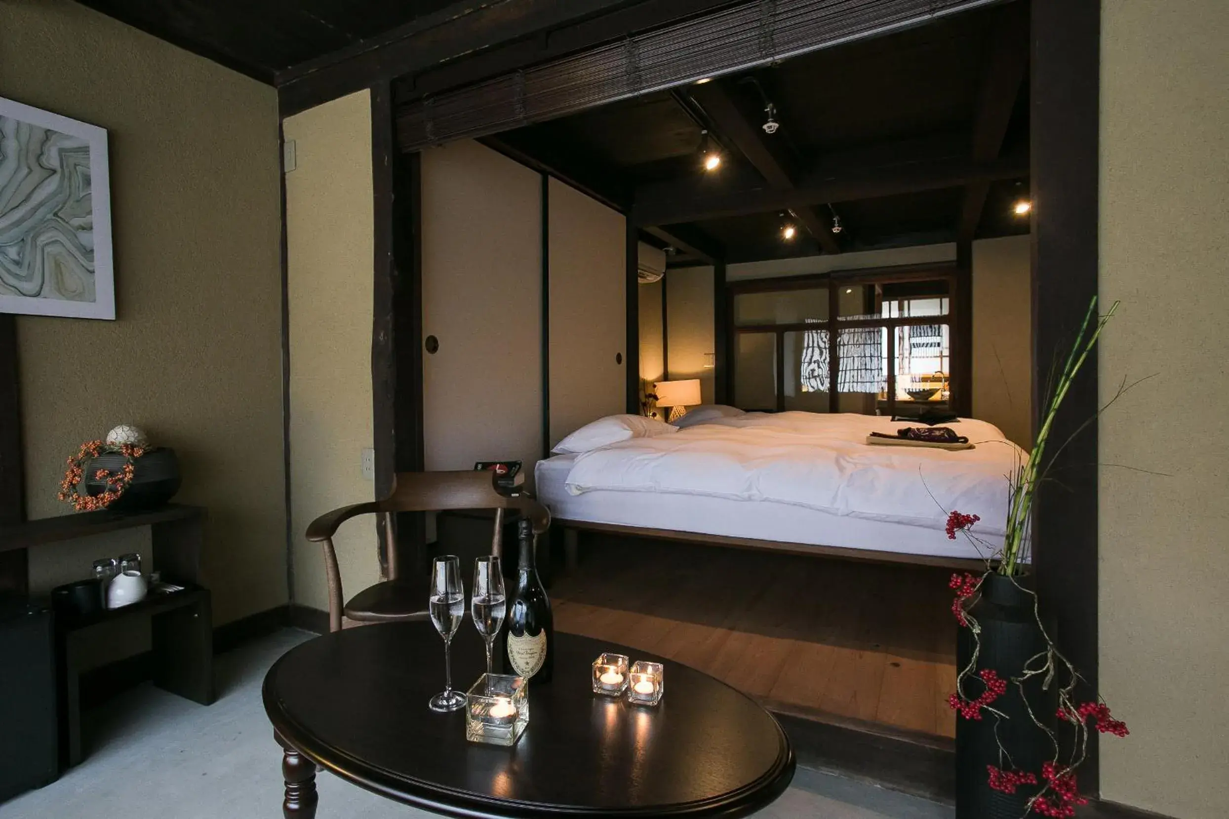 Twin Room - single occupancy in NIPPONIA Sasayama Castle Town Hotel Twin Room - single occupancy in NIPPONIA Sasayama Castle Town Hotel