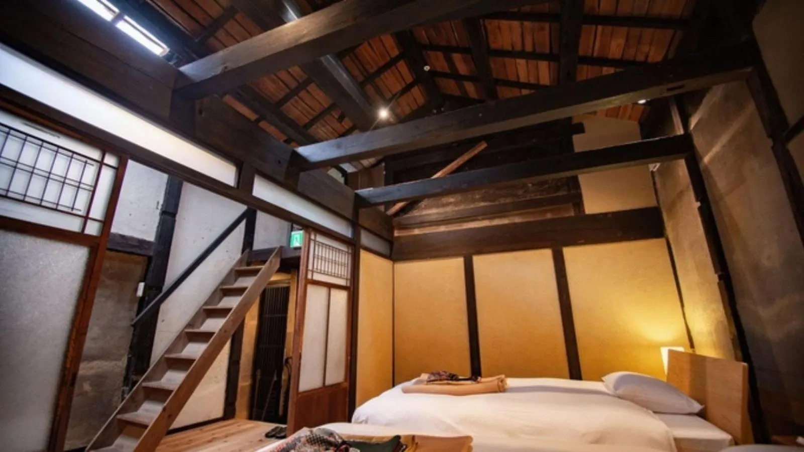Photo of the whole room, Bed in NIPPONIA Sasayama Castle Town Hotel