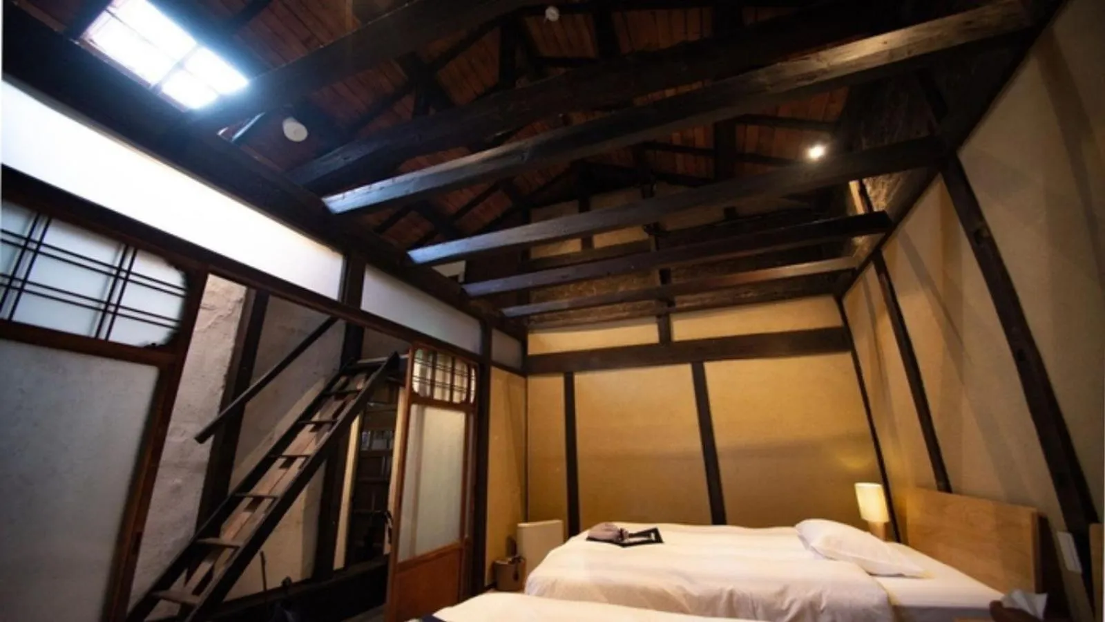 Photo of the whole room, Bed in NIPPONIA Sasayama Castle Town Hotel