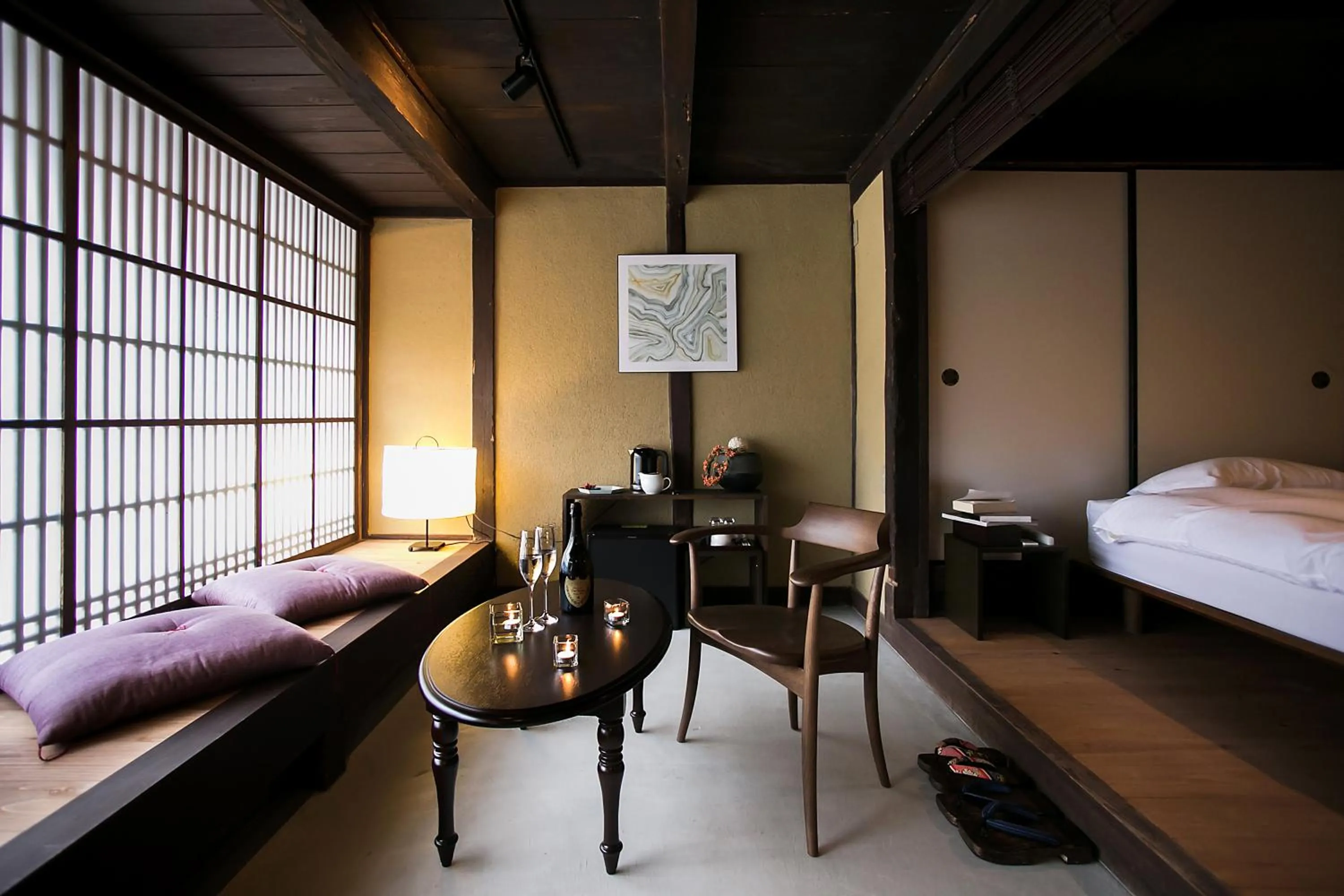 Photo of the whole room, Bed in NIPPONIA Sasayama Castle Town Hotel