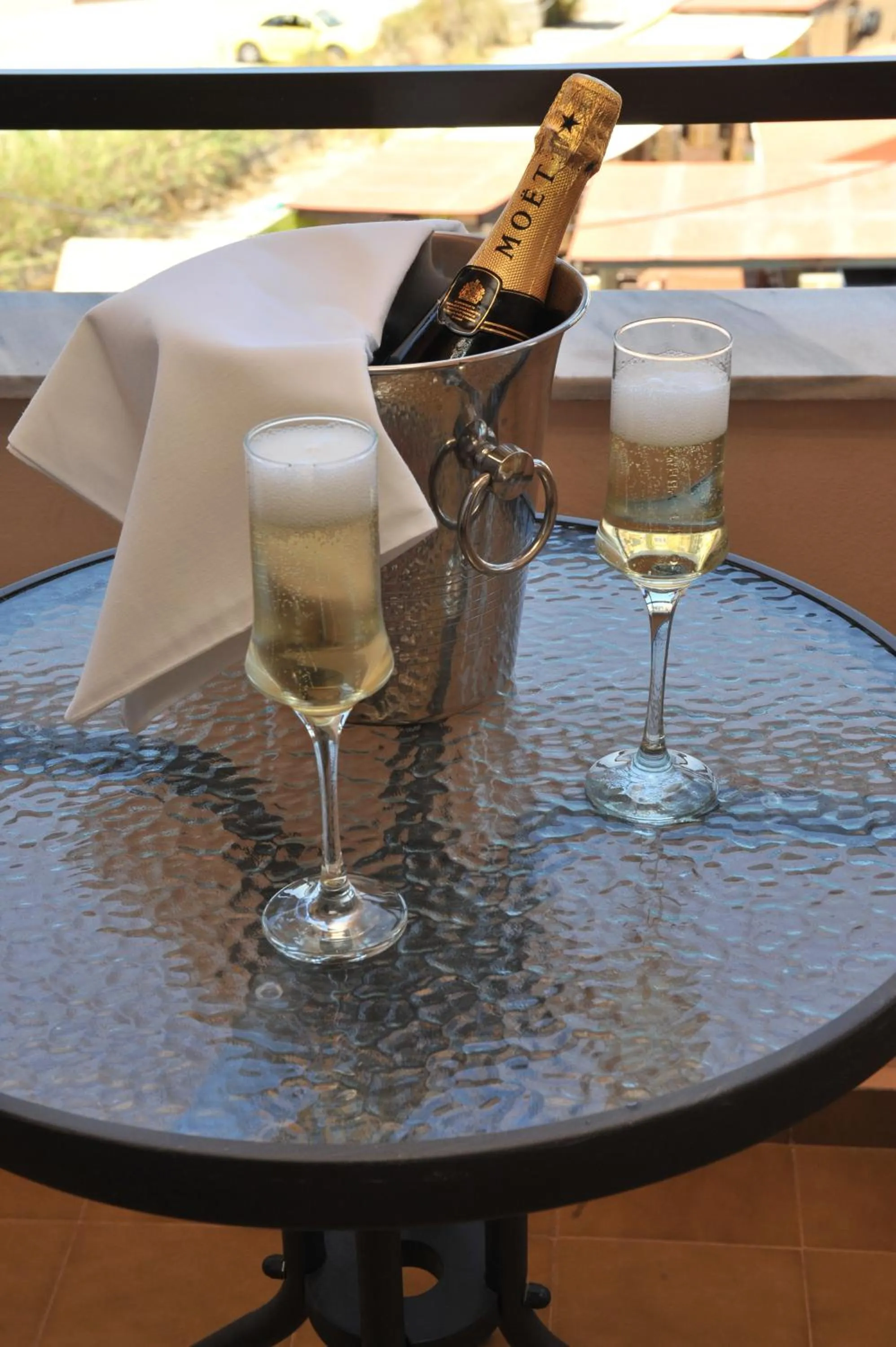 Balcony/Terrace in Heleni Beach Hotel