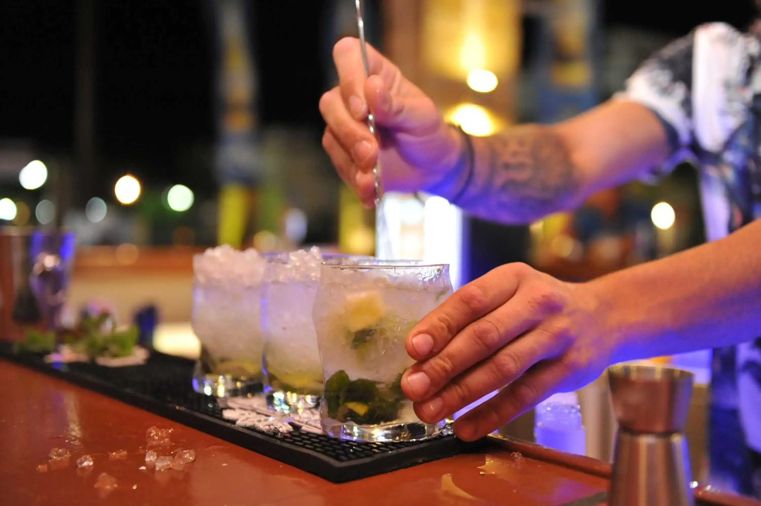 Lounge or bar in Heleni Beach Hotel Lounge or bar in Heleni Beach Hotel