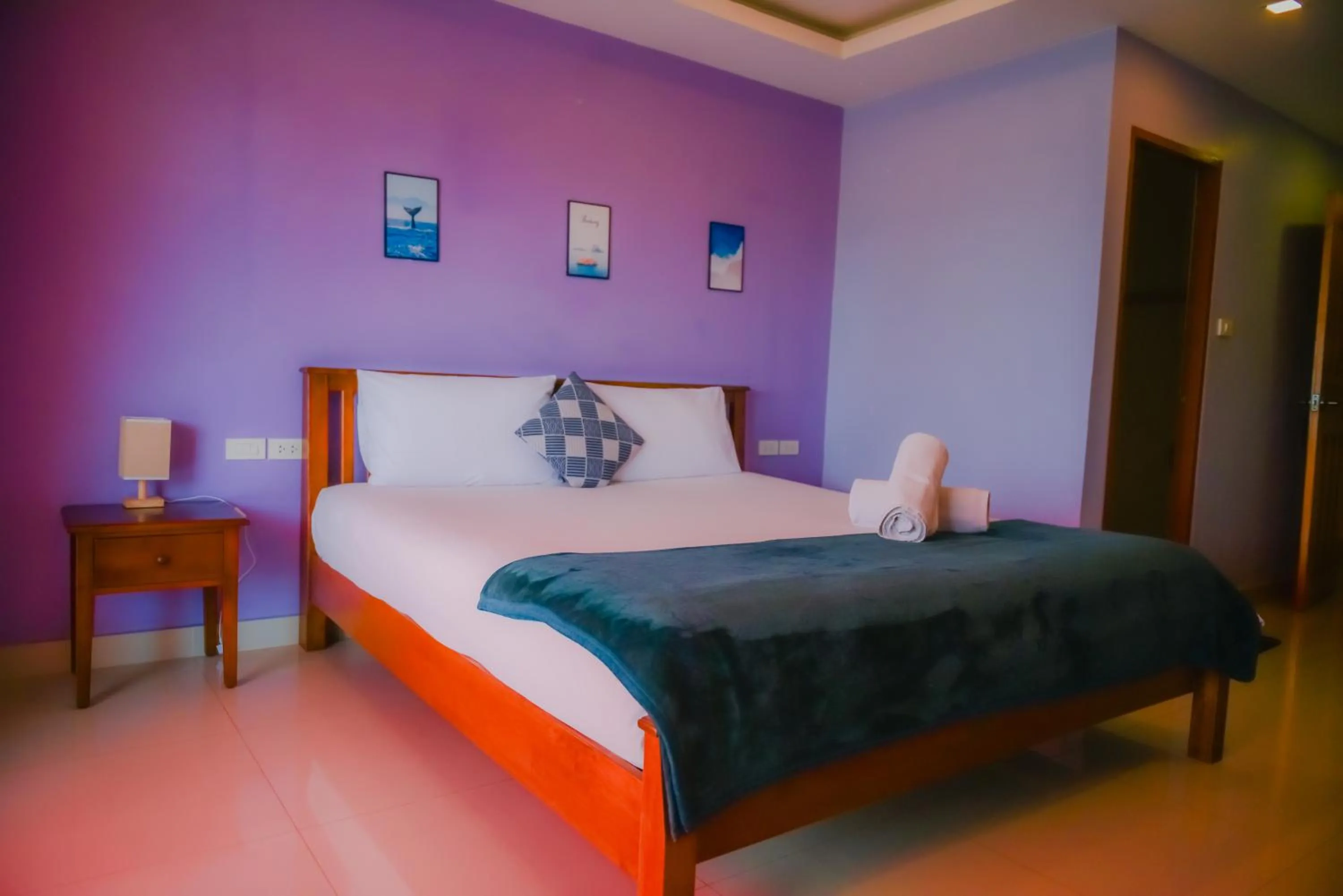 Bed in Patumnak Beach Guesthouse