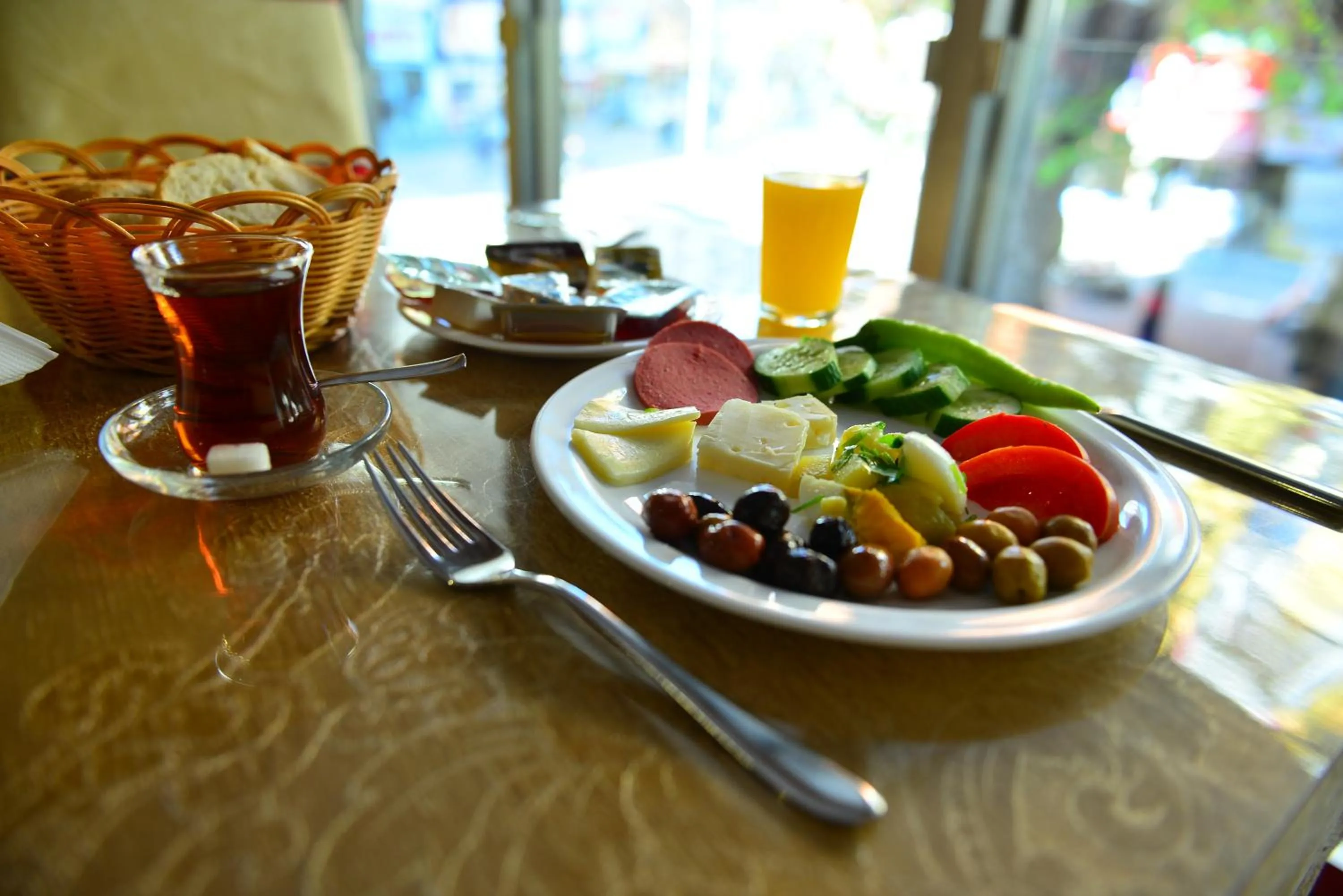 Food close-up in Kivrak Hotel