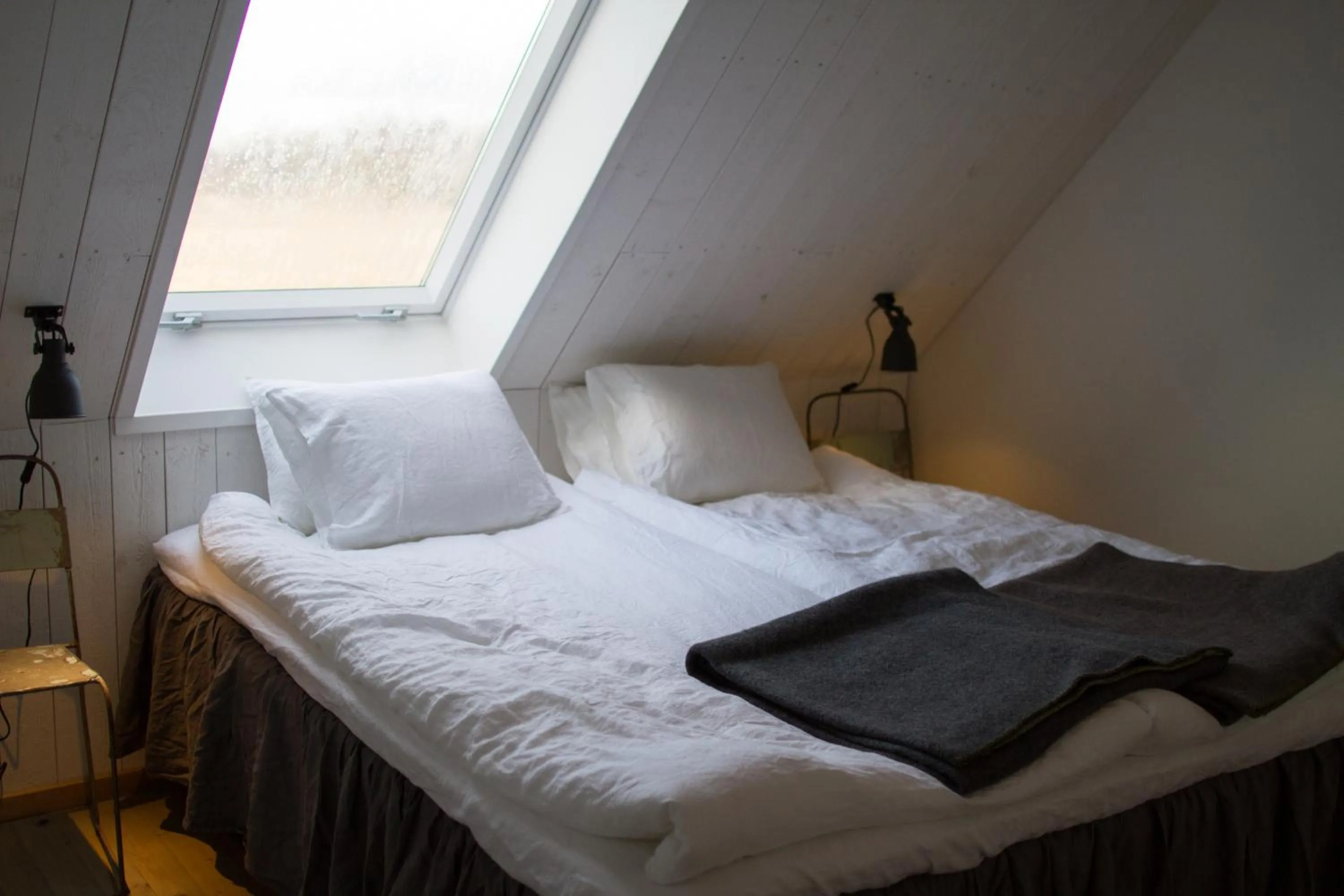 Bed in Fröken Hjorts Bed and Breakfast