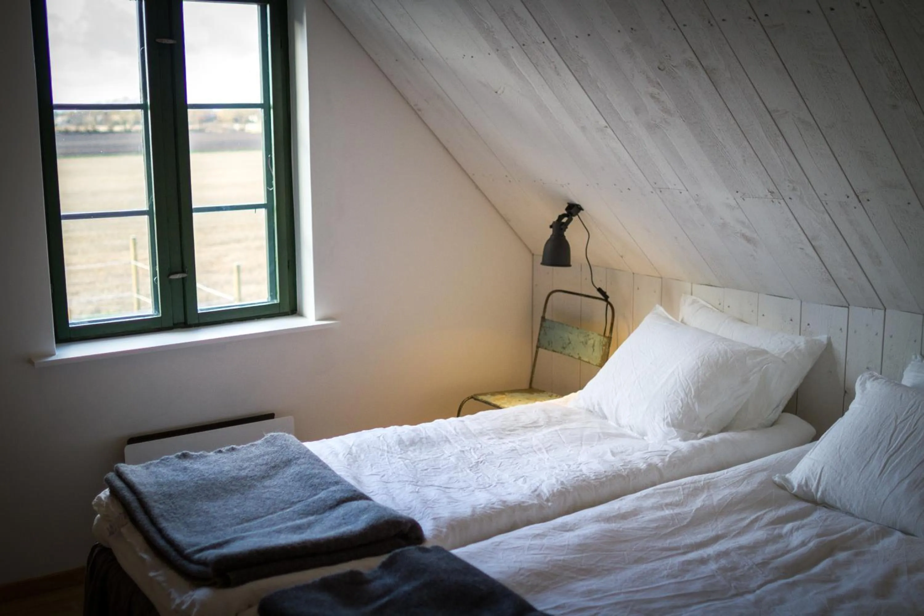 Bed in Fröken Hjorts Bed and Breakfast