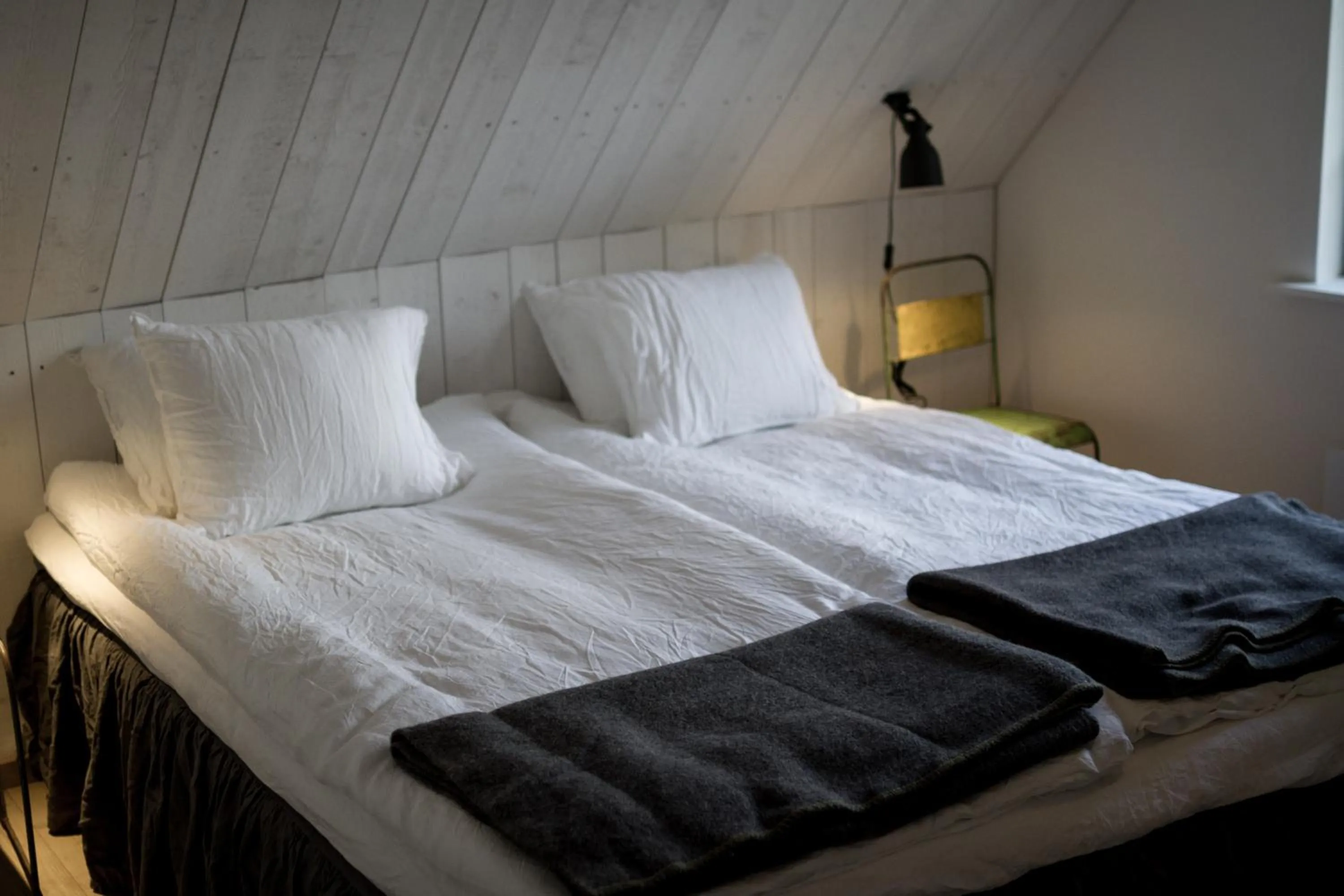 Bed in Fröken Hjorts Bed and Breakfast