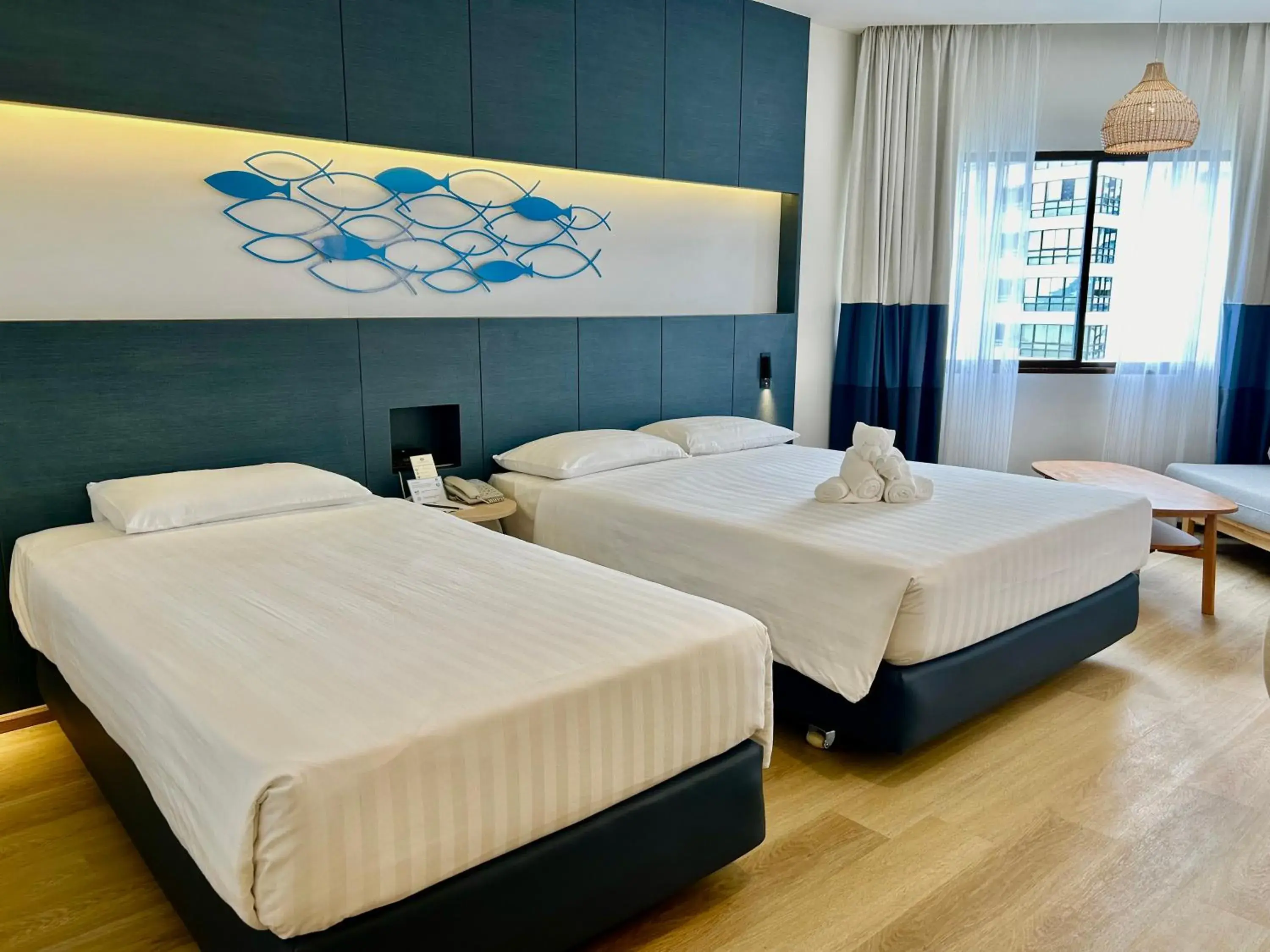 Bed in Jomtien Palm Beach Hotel and Resort Bed in Jomtien Palm Beach Hotel and Resort