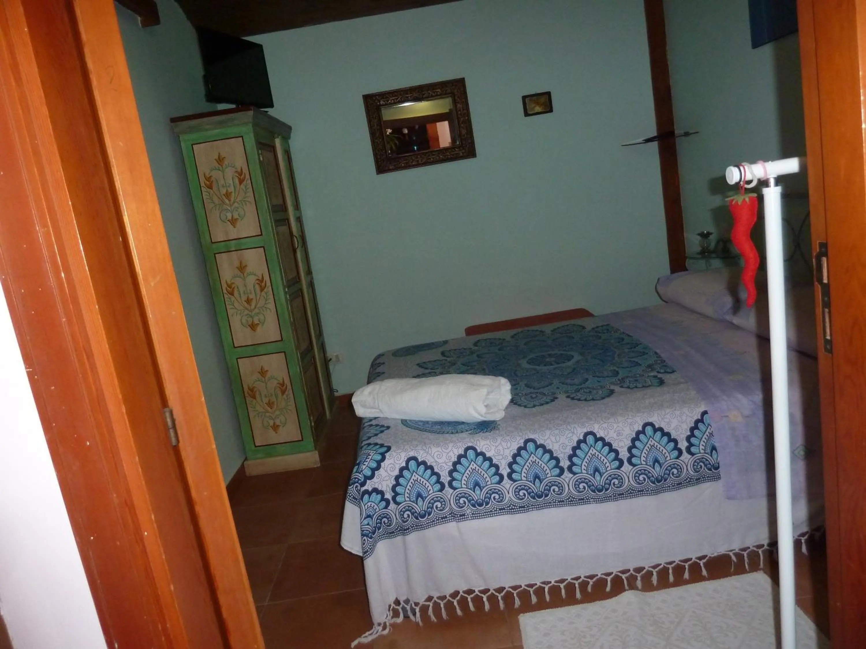 Bed in 'O Chalet