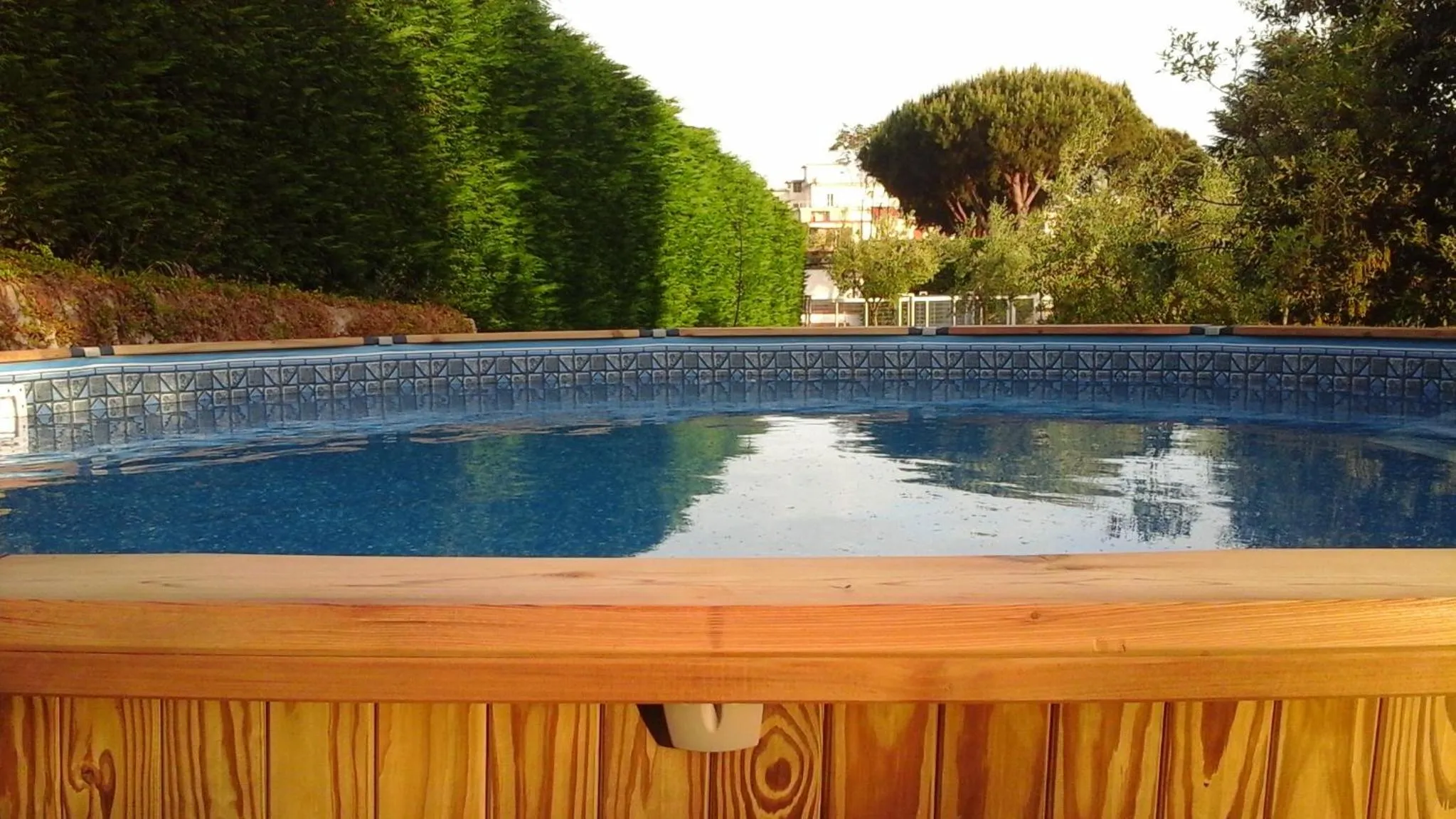 Swimming pool in 'O Chalet