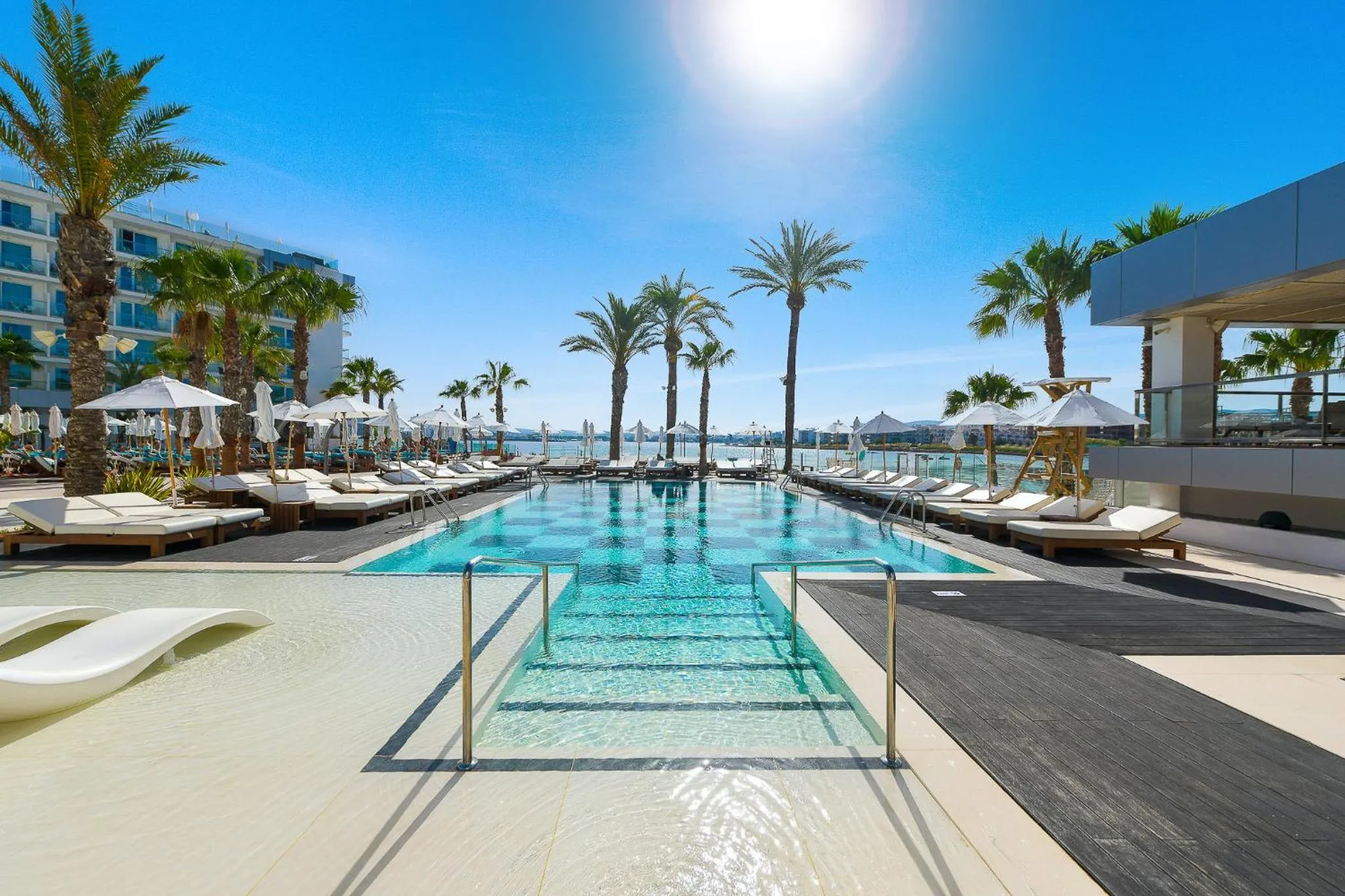 Swimming pool in Amàre Beach Hotel Ibiza - Adults Recommended