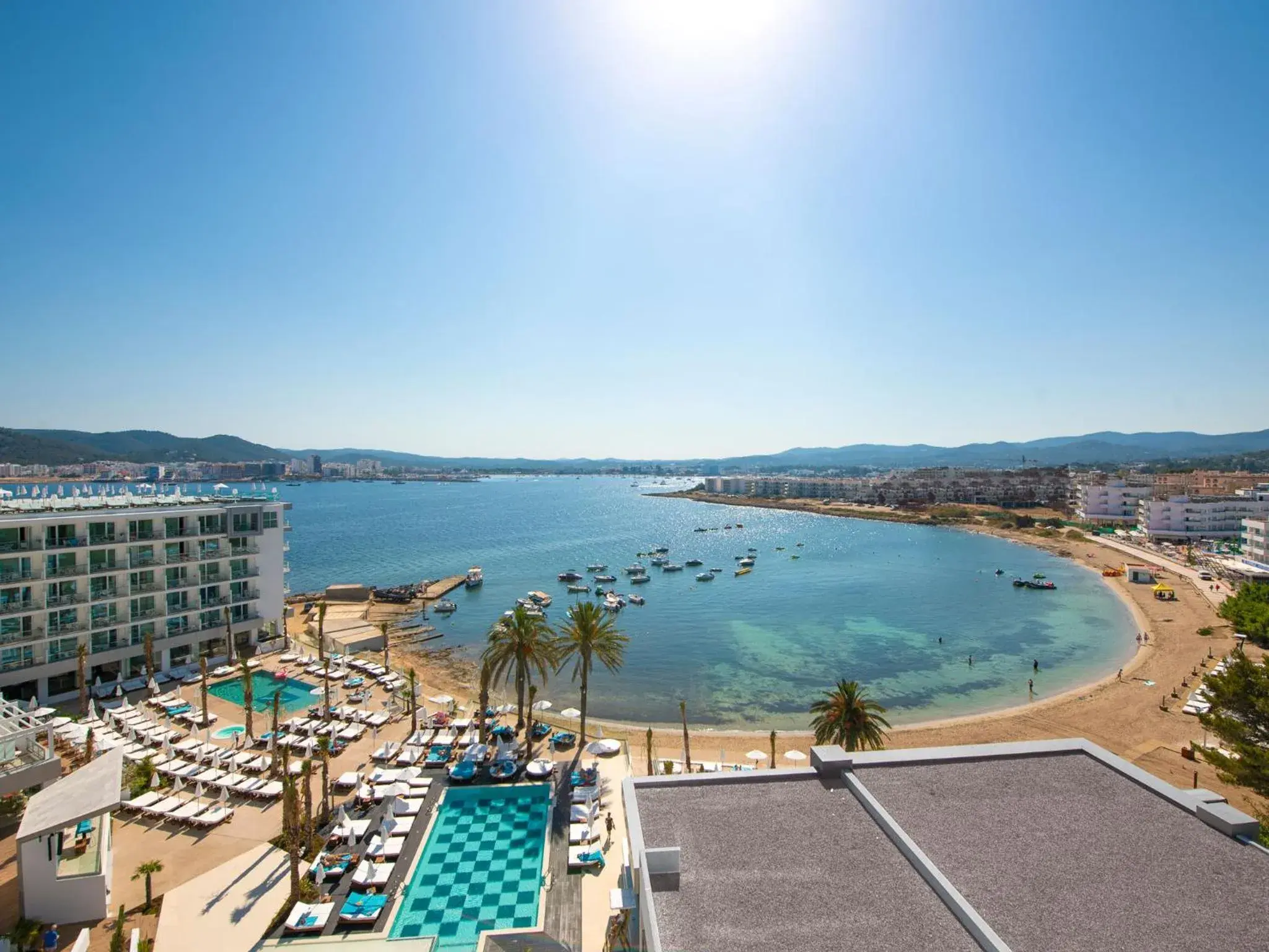 Bird's eye view in Amàre Beach Hotel Ibiza - Adults Recommended Bird's eye view in Amàre Beach Hotel Ibiza - Adults Recommended