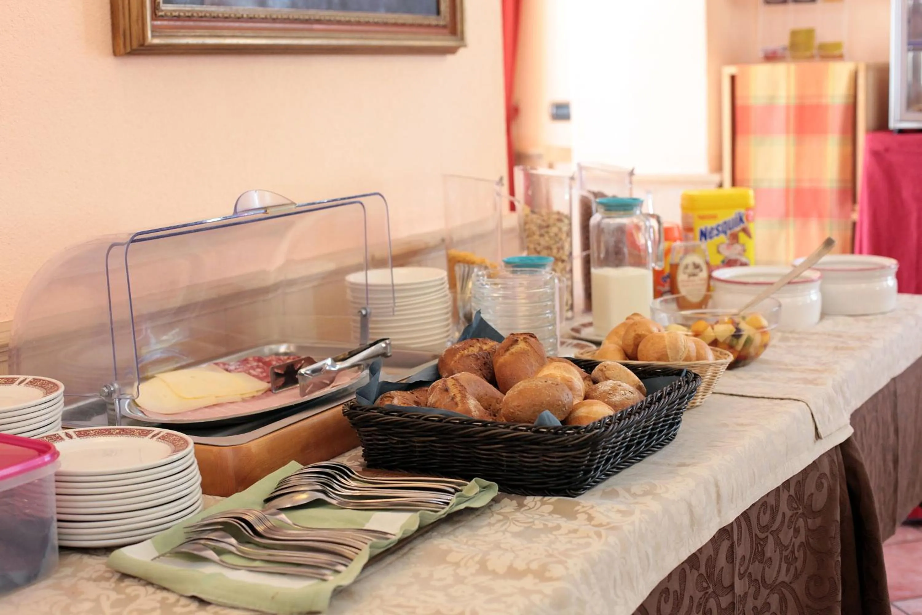 Continental breakfast in Hotel Miramonti