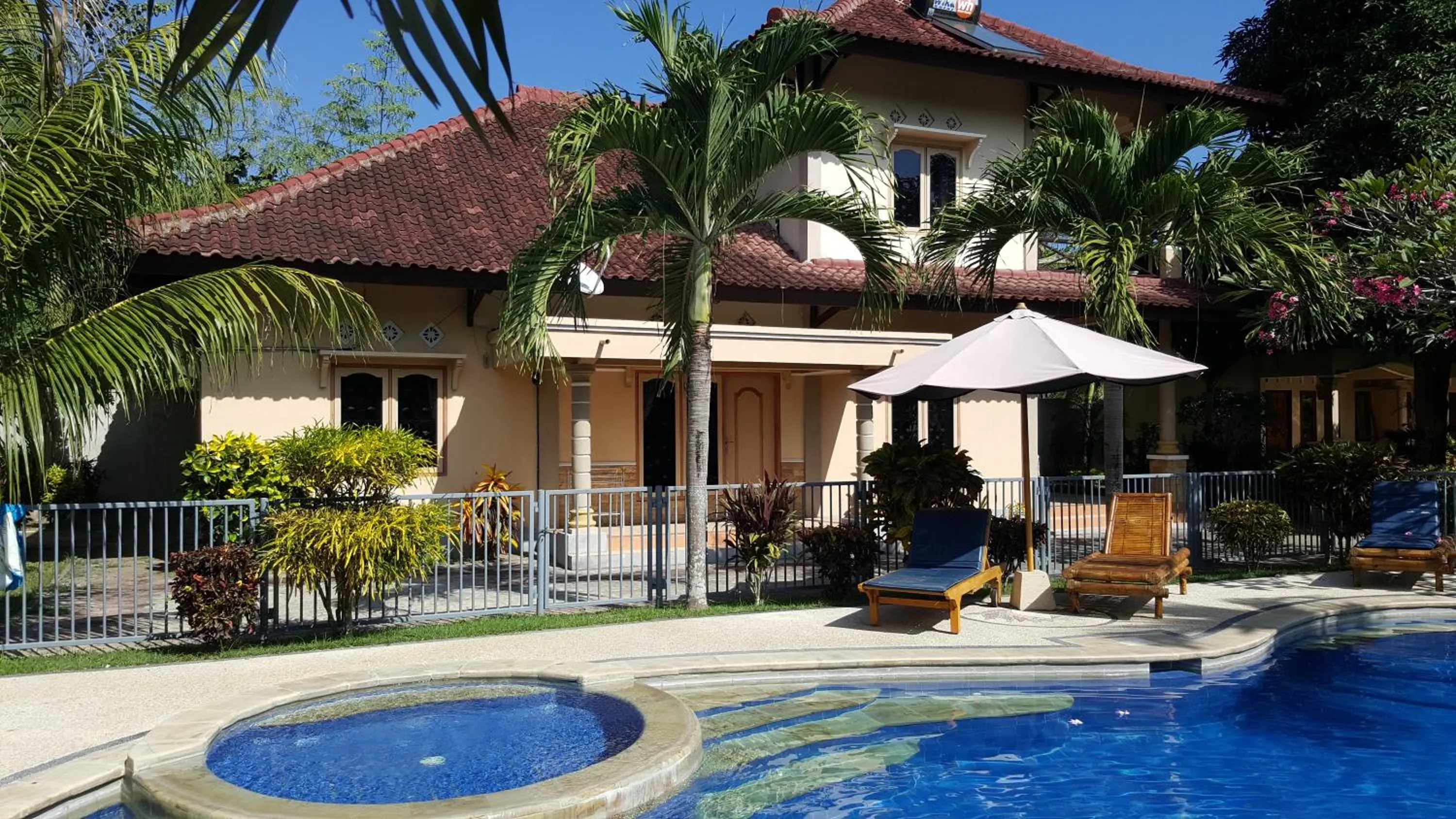 Property building in Sari Inn Kuta Lombok