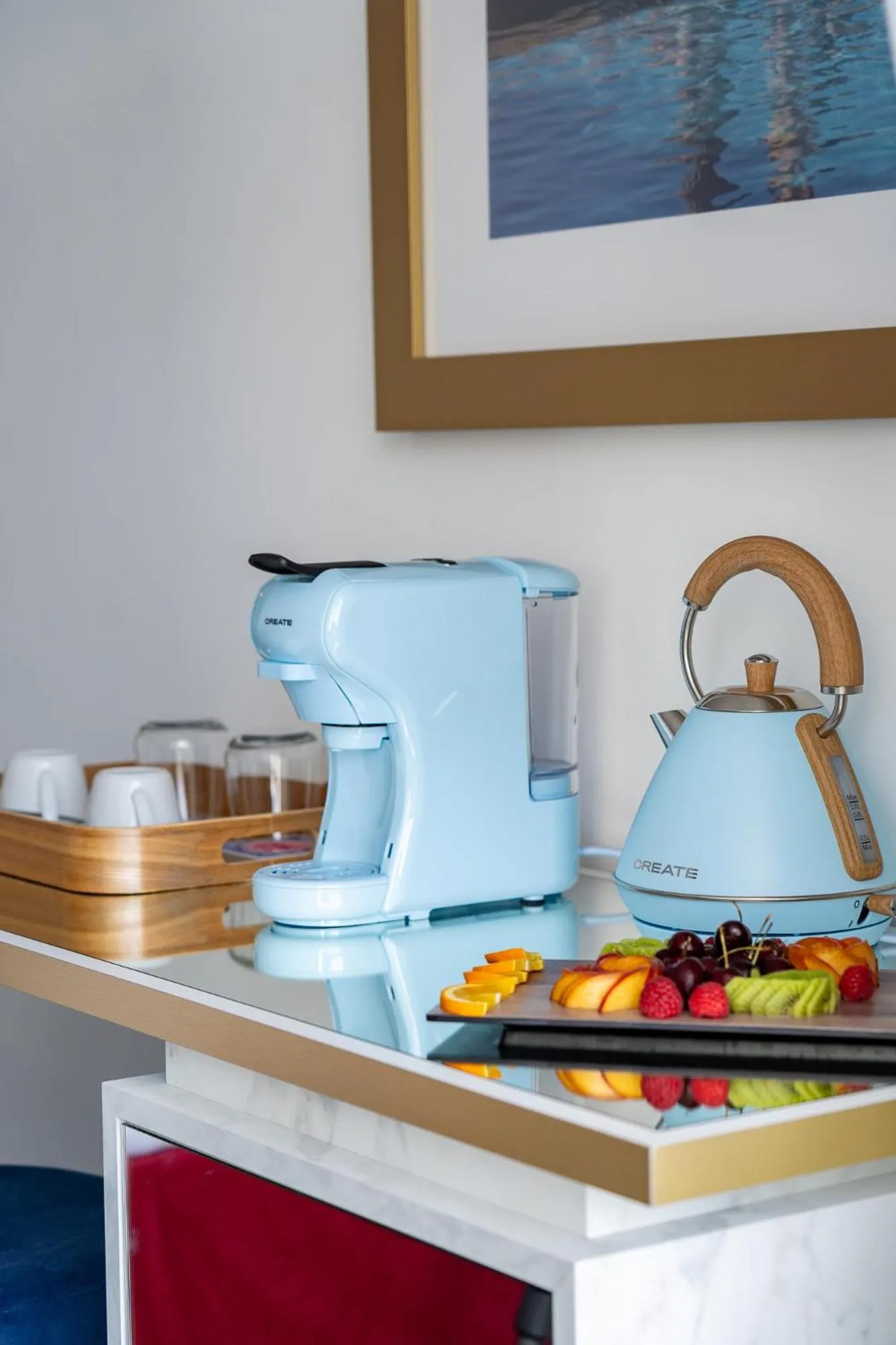 Coffee/tea facilities, Kitchen/Kitchenette in Palladium Hotel Don Carlos