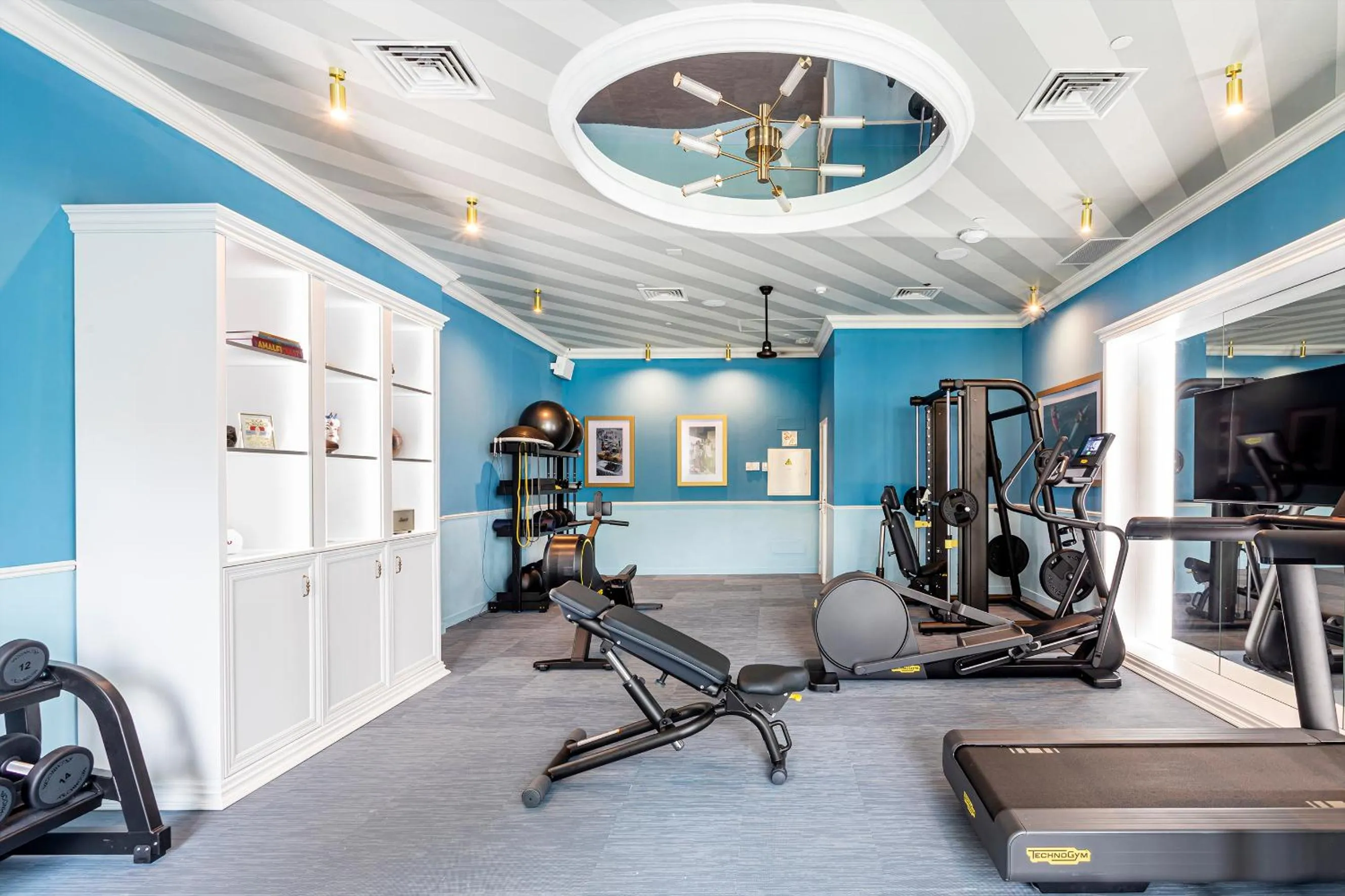 Fitness centre/facilities in Hotel Mongibello Ibiza