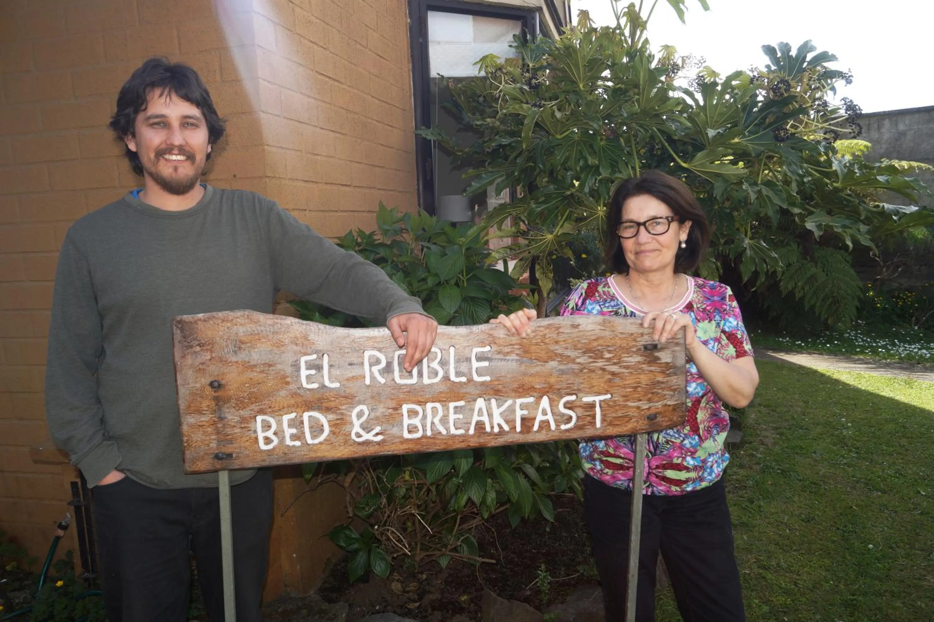 Family in Hospedaje El Roble, Puerto Varas