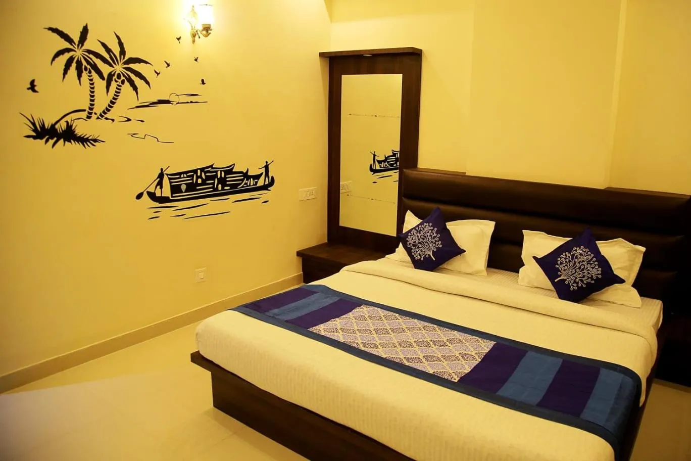 Bed in Hotel Riddhi Inn