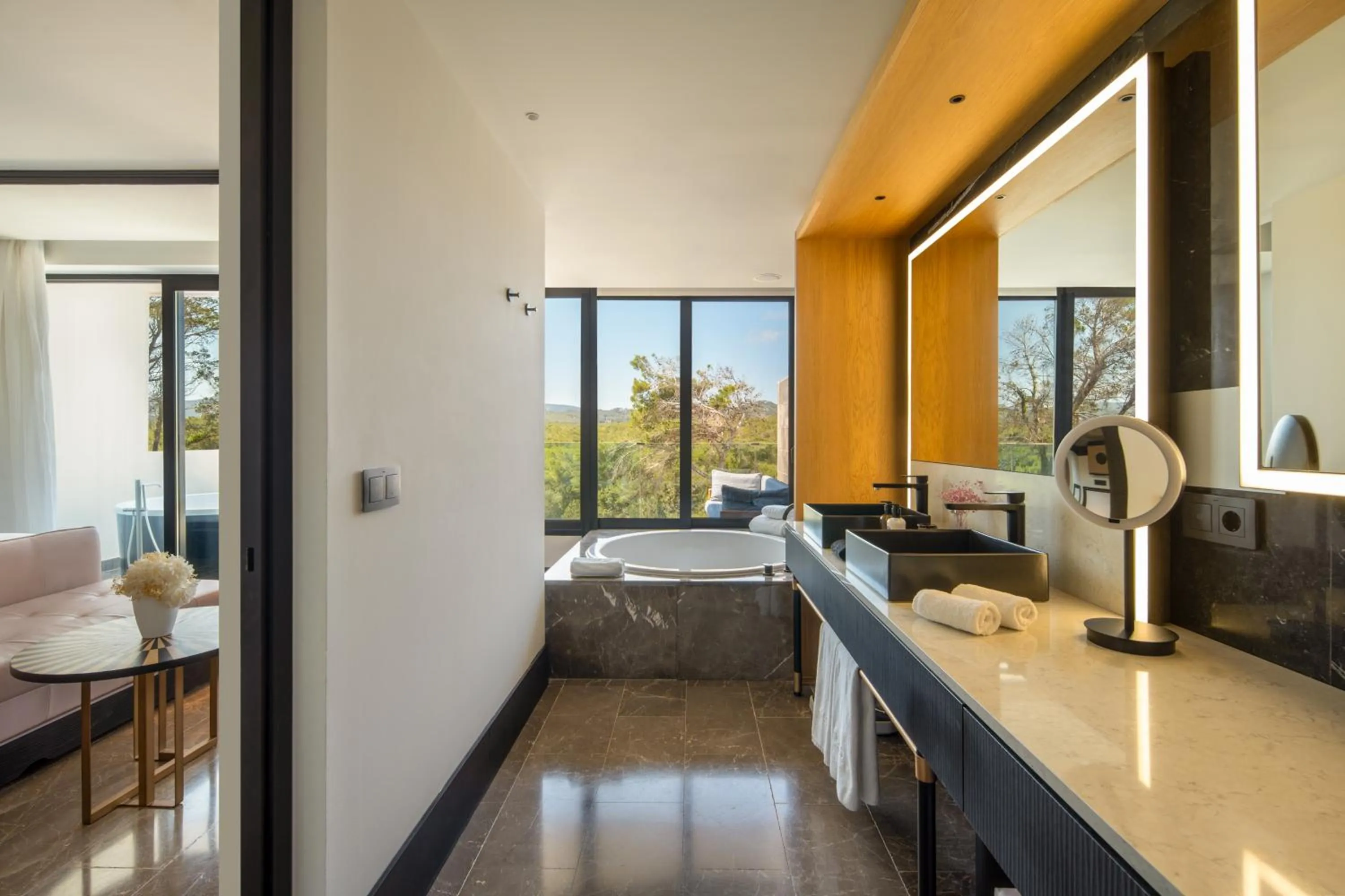 Bathroom, Bed in BLESS Hotel Ibiza - The Leading Hotels of The World