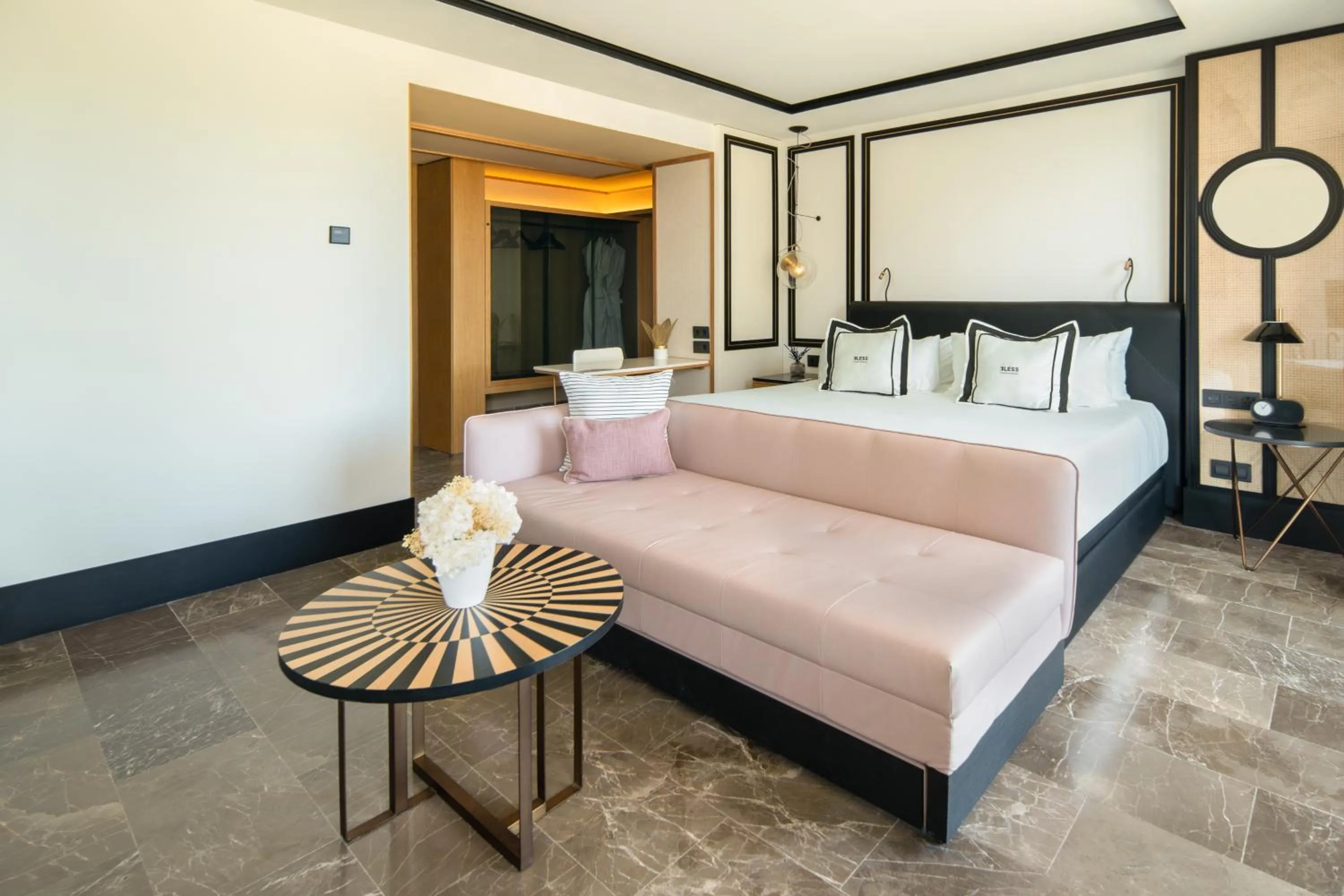 Photo of the whole room, Bed in BLESS Hotel Ibiza - The Leading Hotels of The World