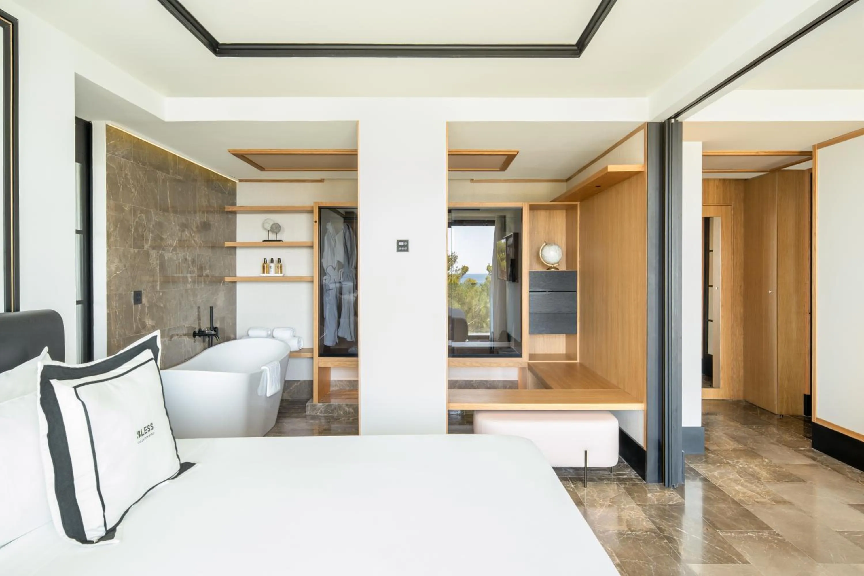 Bedroom in BLESS Hotel Ibiza - The Leading Hotels of The World