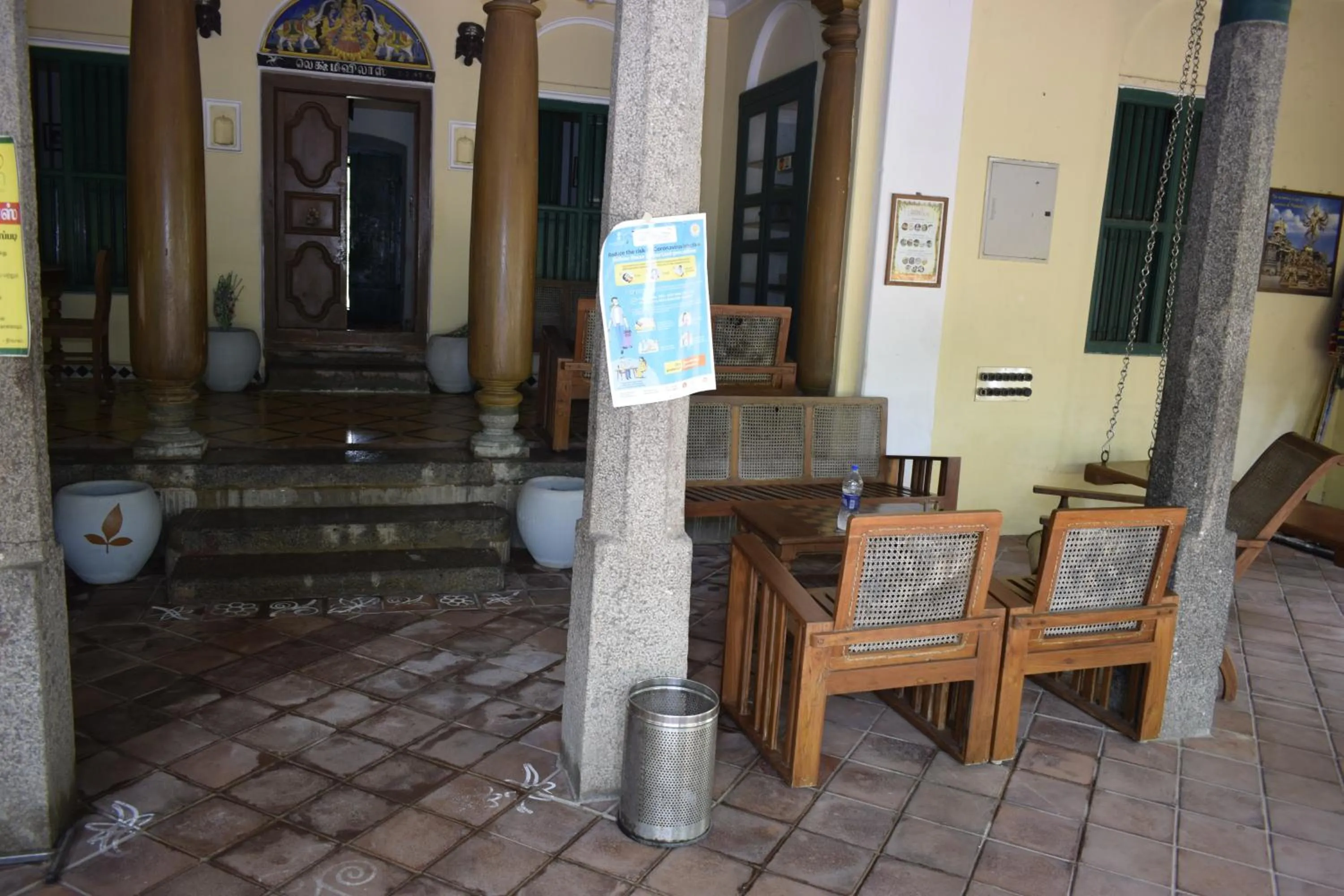 Facade/entrance in Lakshmi Vilas