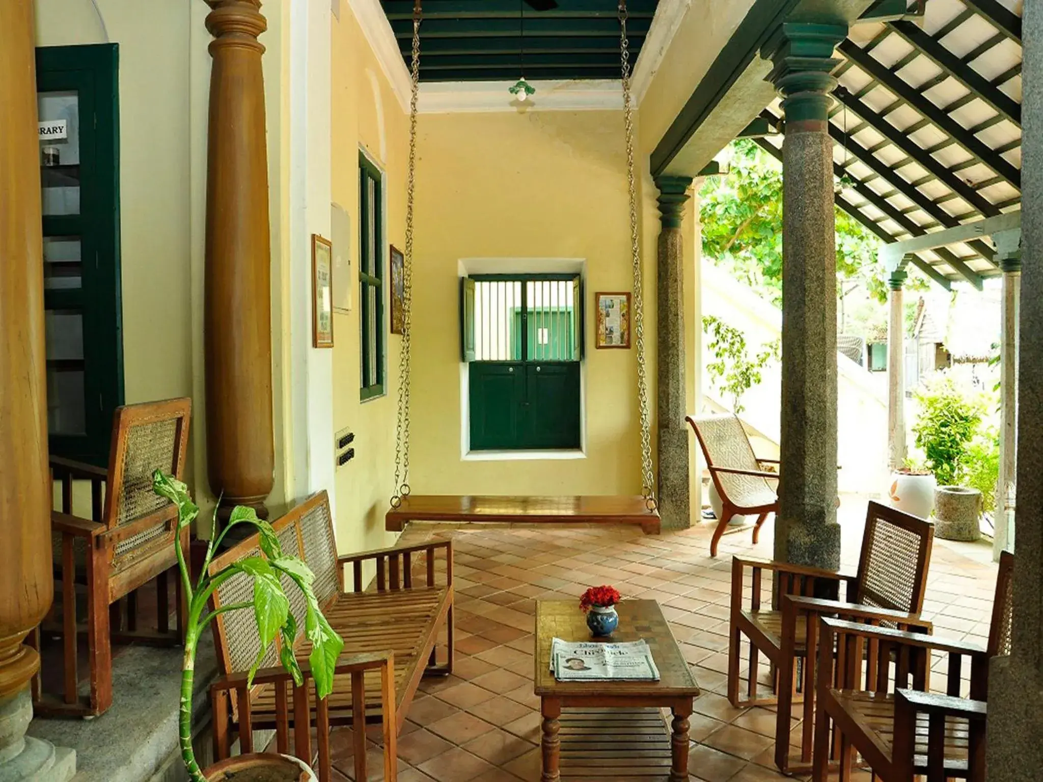 Lobby or reception in Lakshmi Vilas Lobby or reception in Lakshmi Vilas