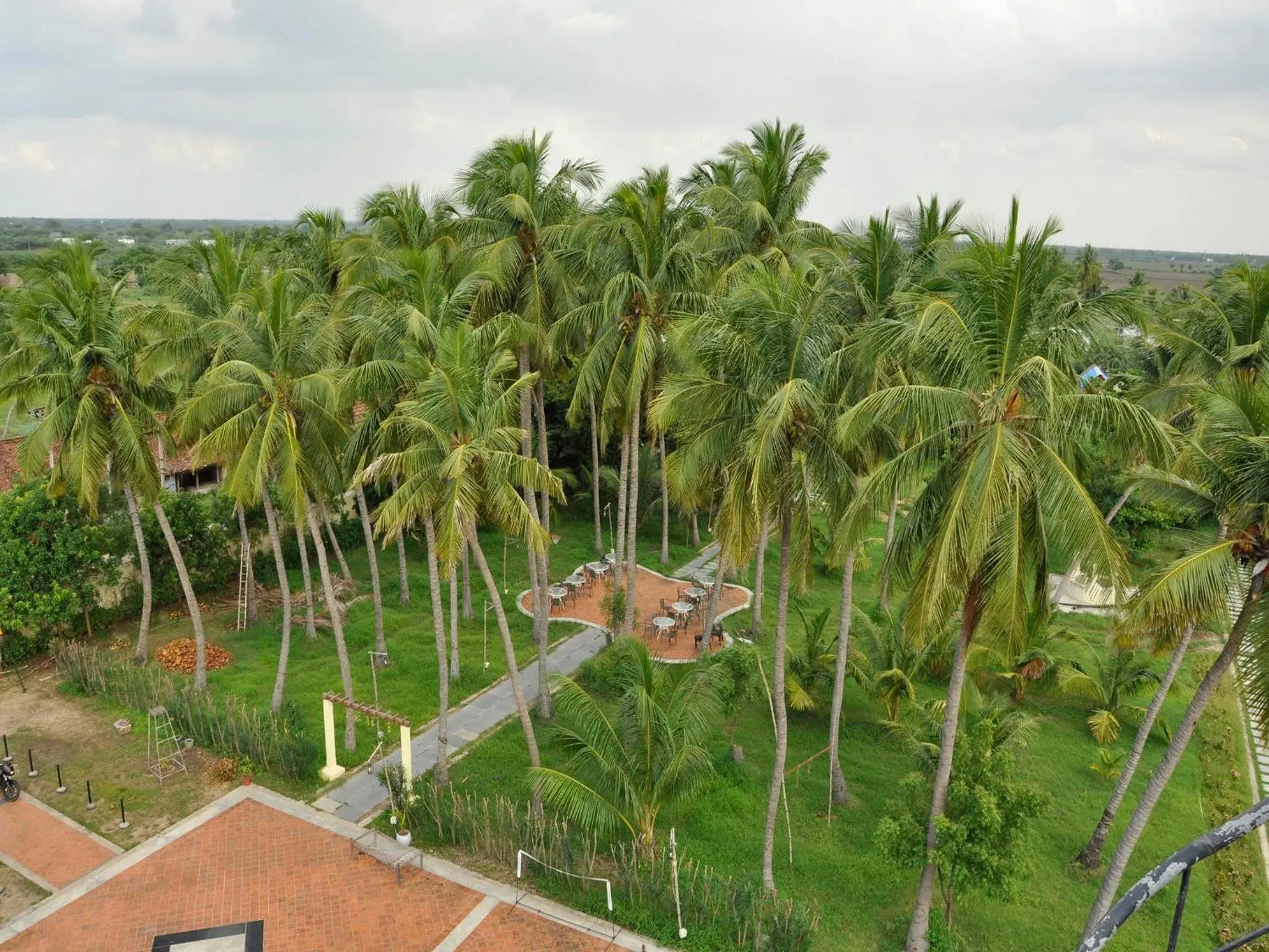 Bird's eye view in Lakshmi Vilas Bird's eye view in Lakshmi Vilas