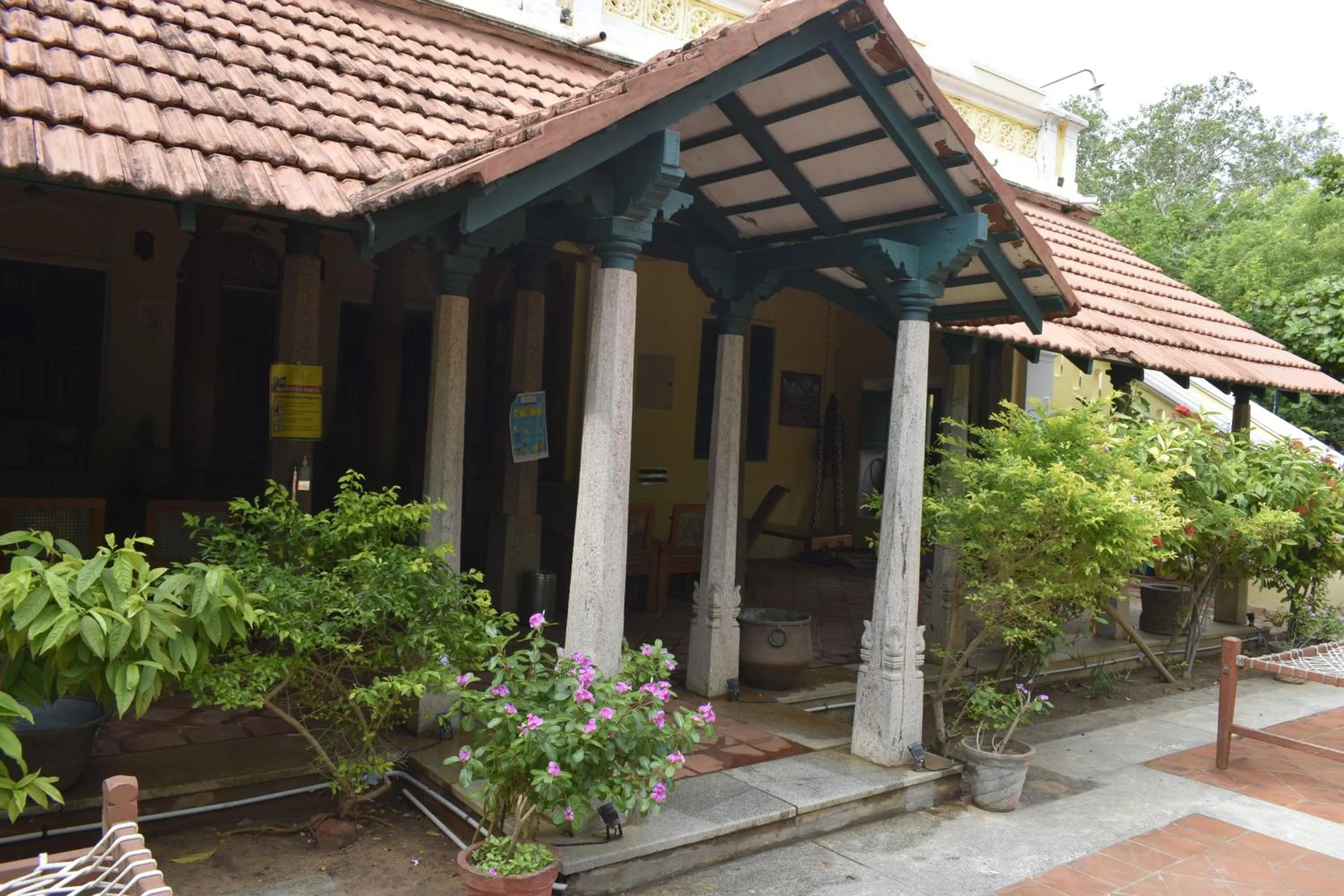 Facade/entrance in Lakshmi Vilas