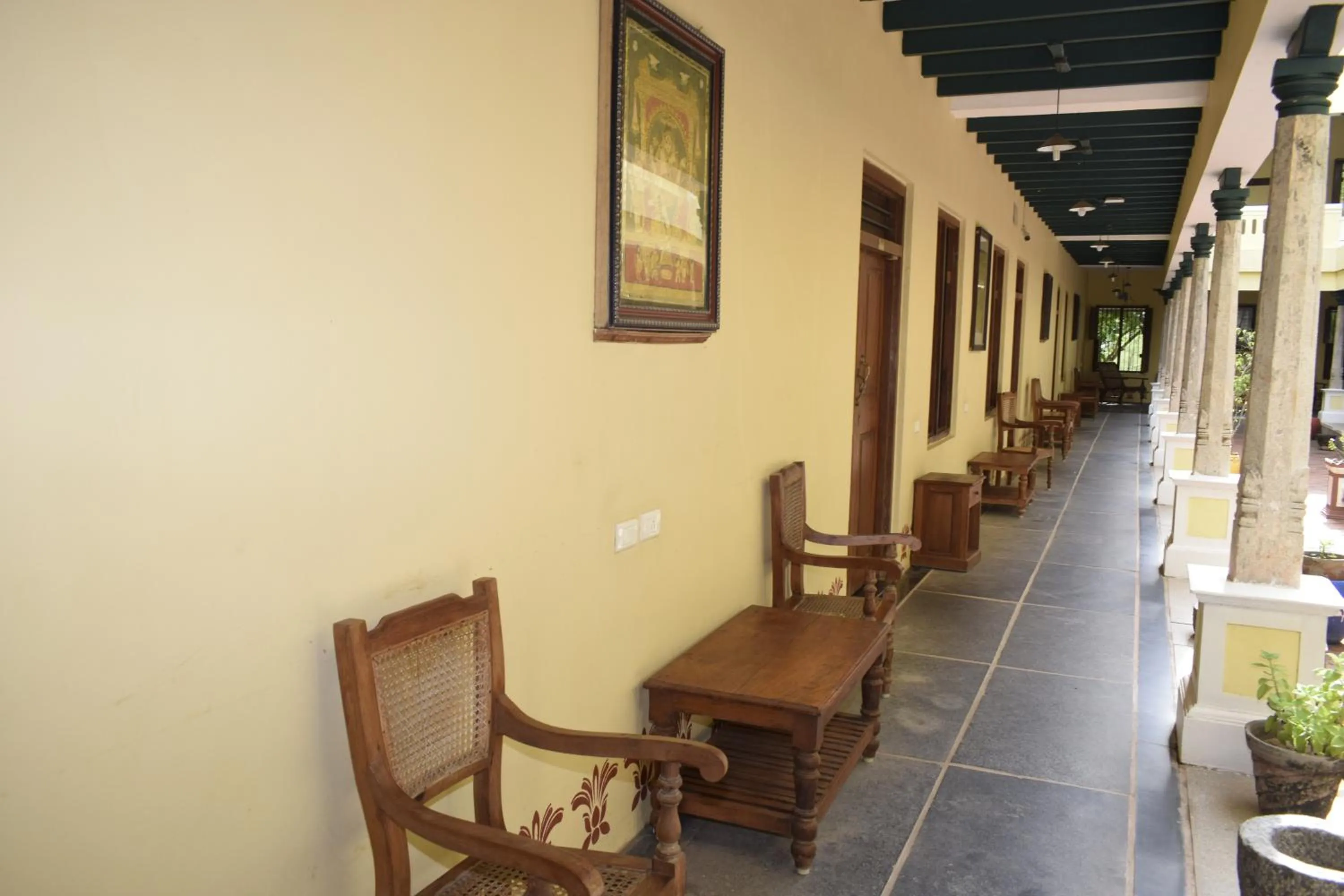 Patio in Lakshmi Vilas