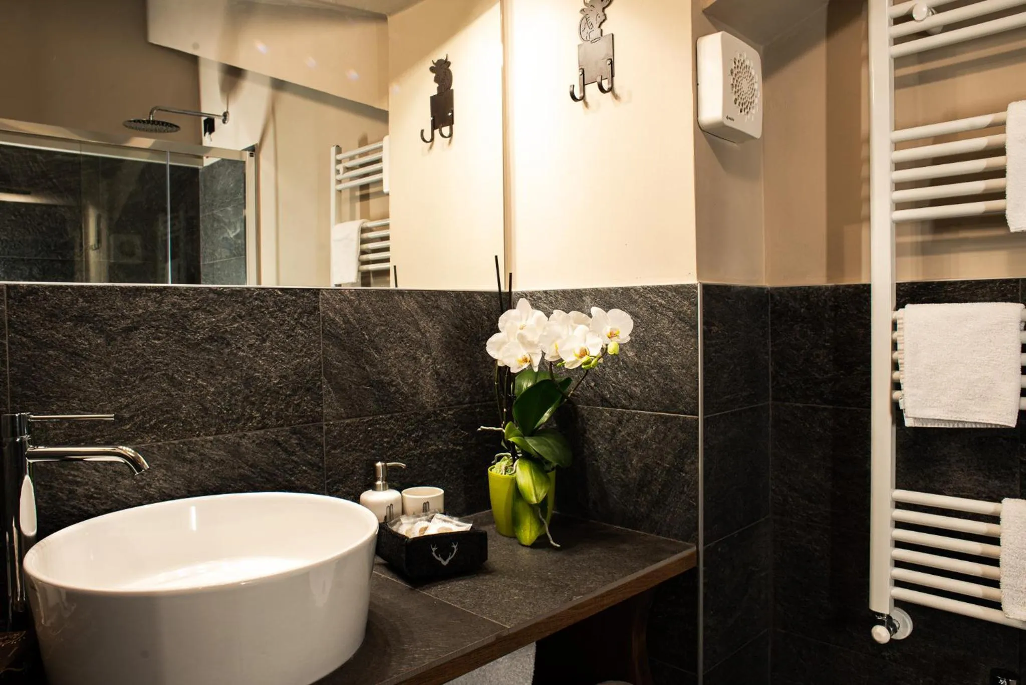 Bathroom in Hotel De Champoluc