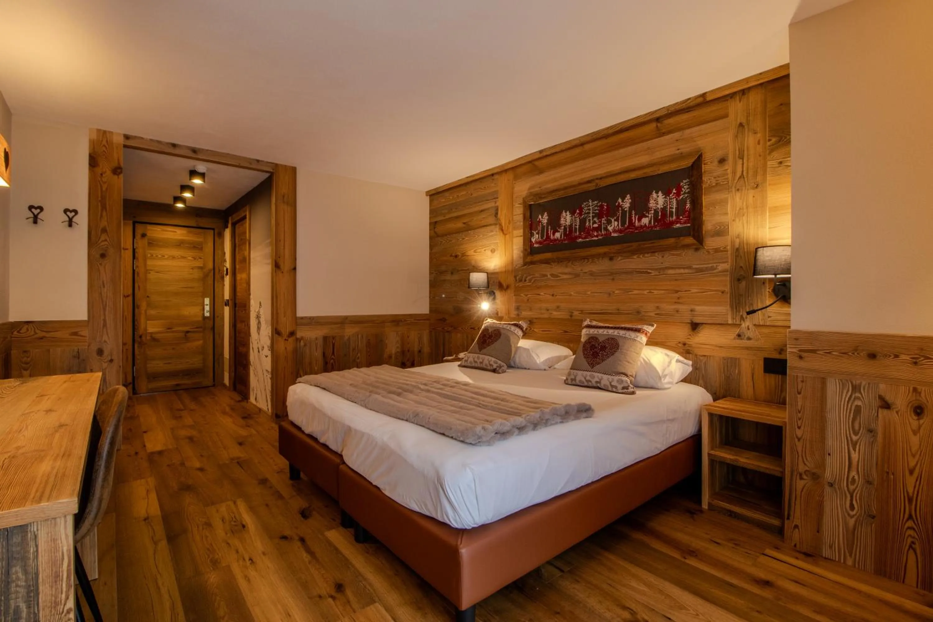 Bed in Hotel De Champoluc