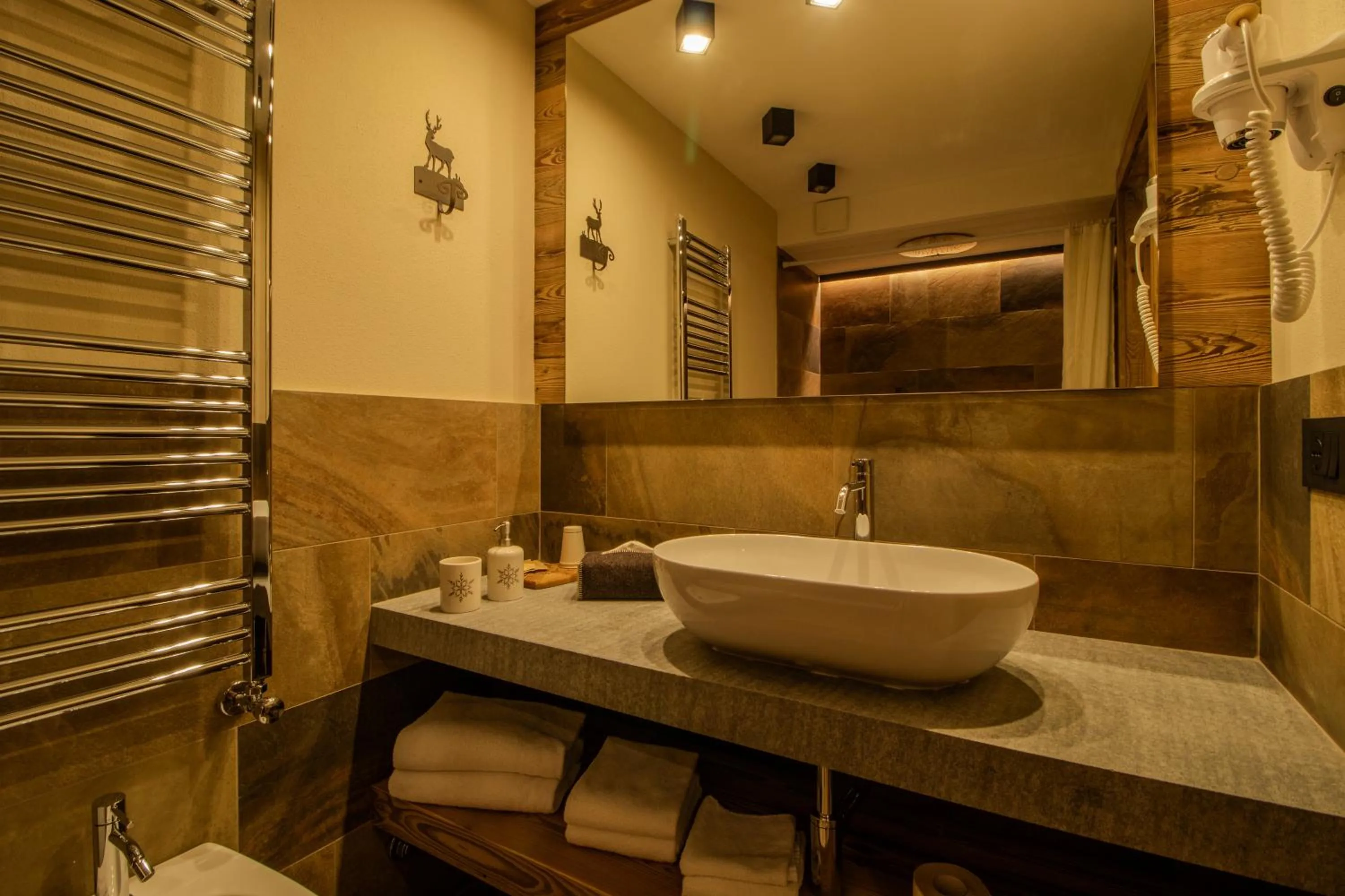 Bathroom in Hotel De Champoluc