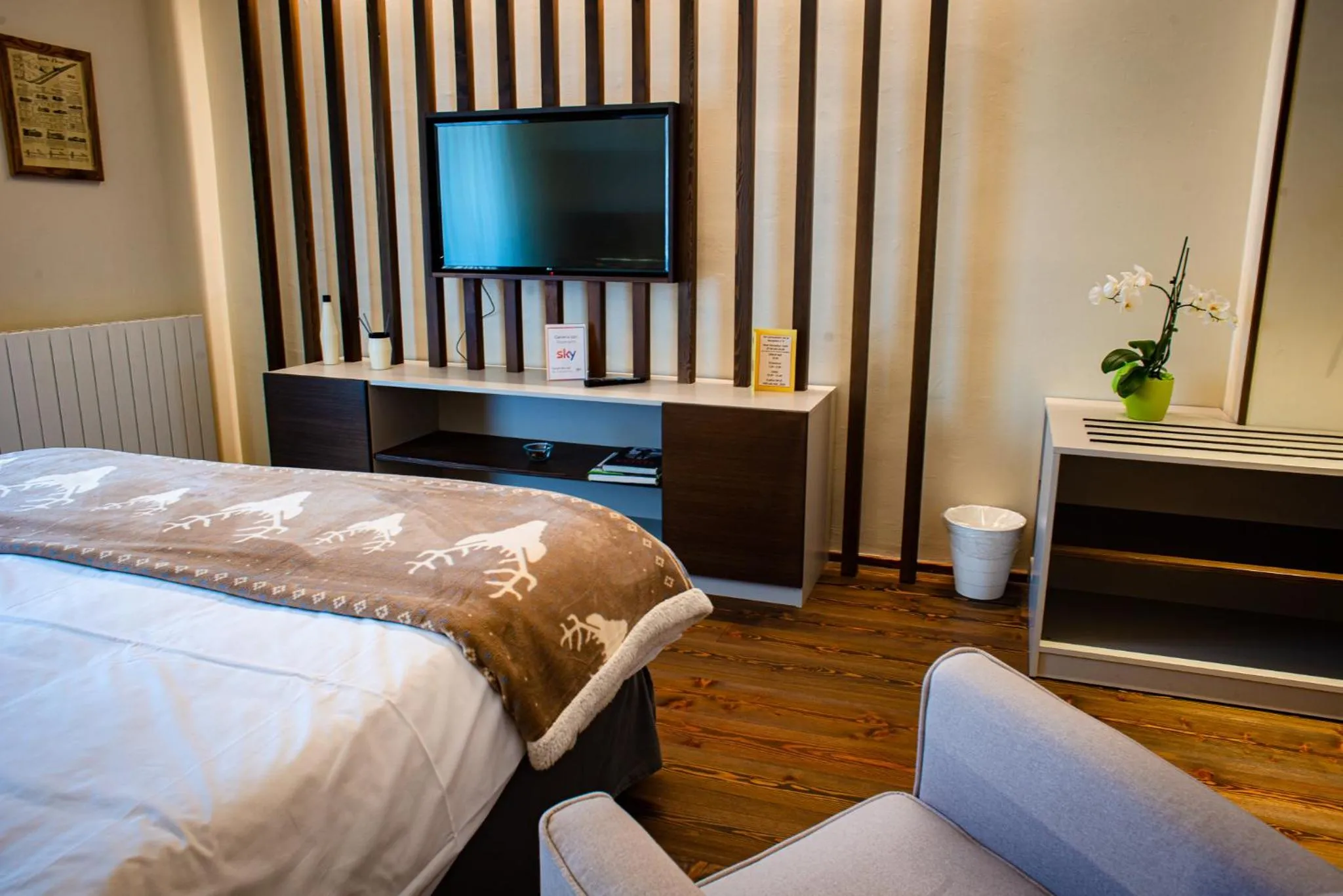 Bedroom, Bed in Hotel De Champoluc