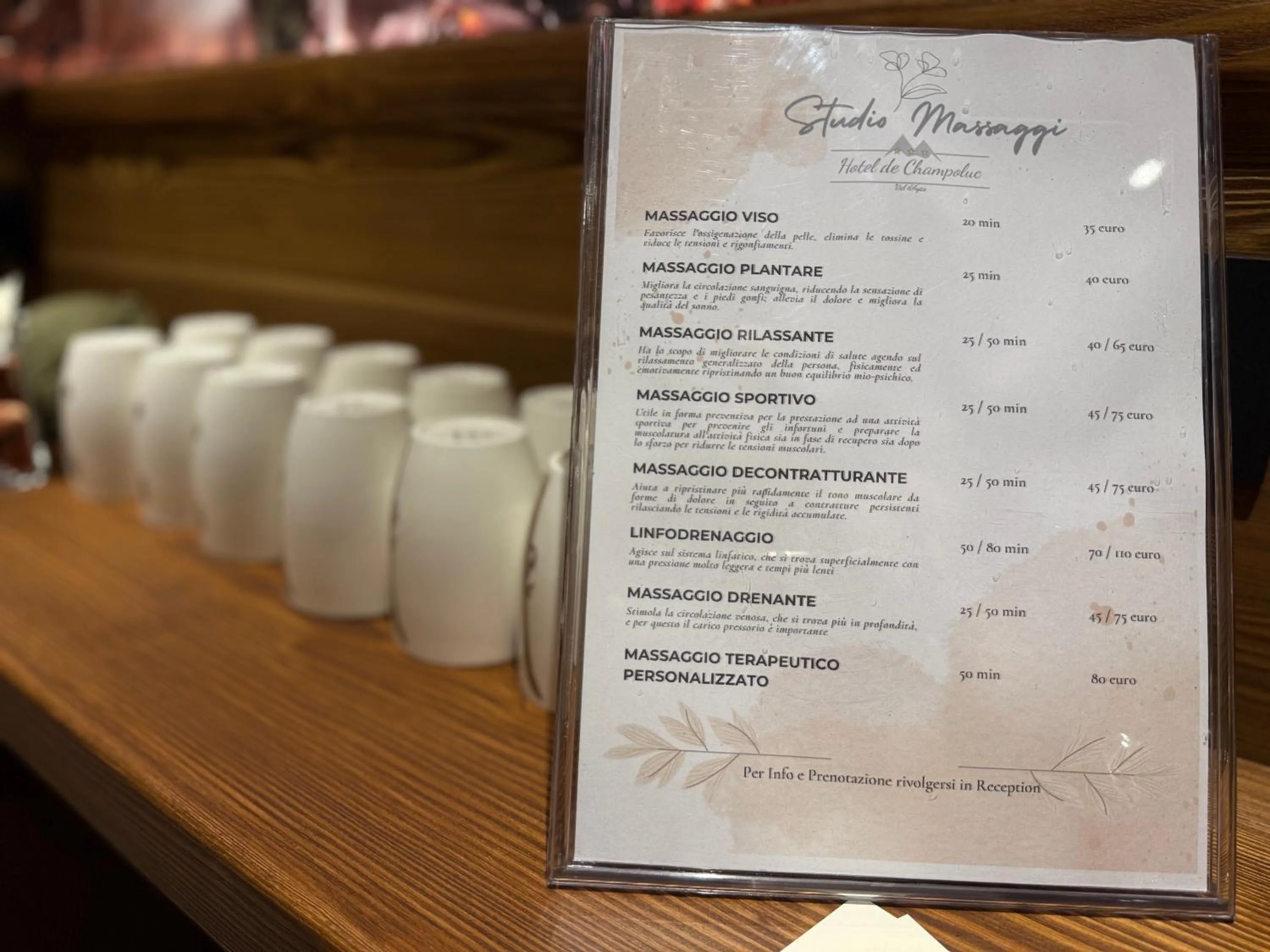 Spa and wellness centre/facilities in Hotel De Champoluc