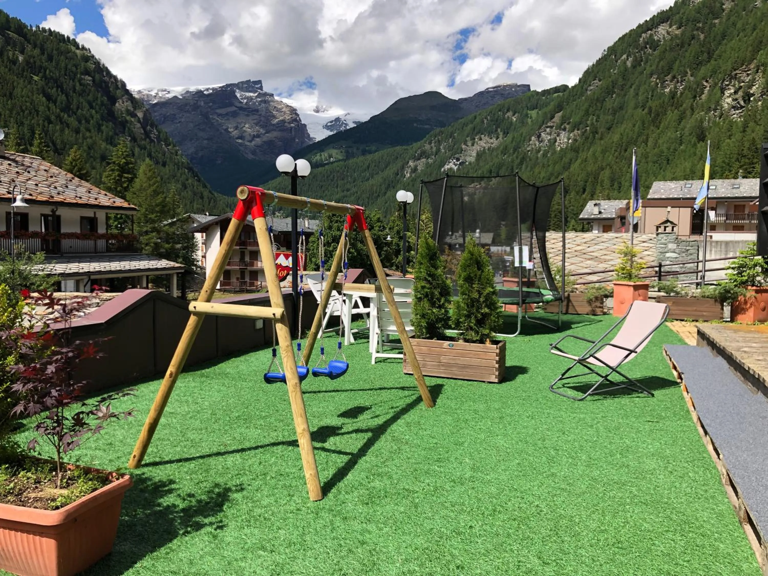 Garden in Hotel De Champoluc