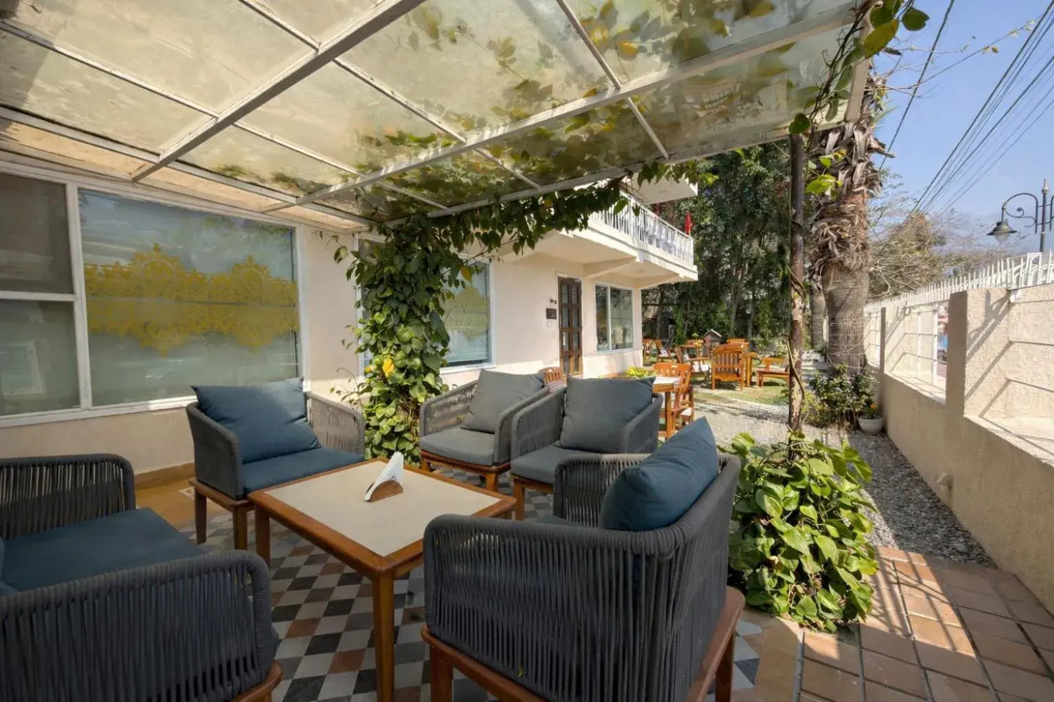 Garden view in Yog Niketan By Sanskriti Garden view in Yog Niketan By Sanskriti