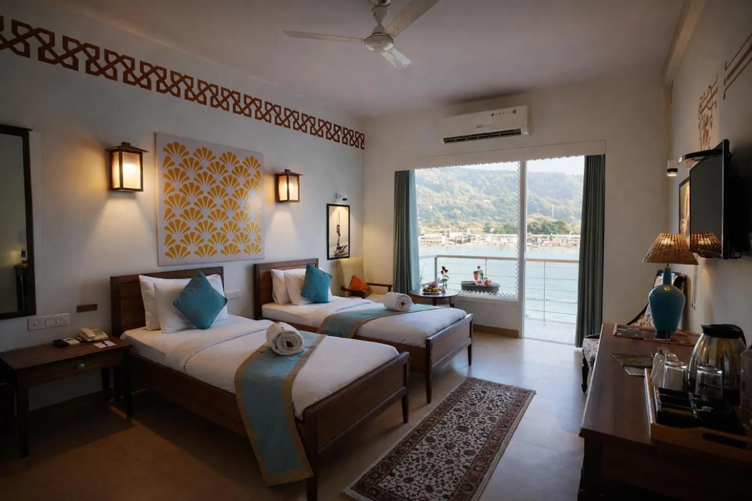 Bed in Yog Niketan By Sanskriti